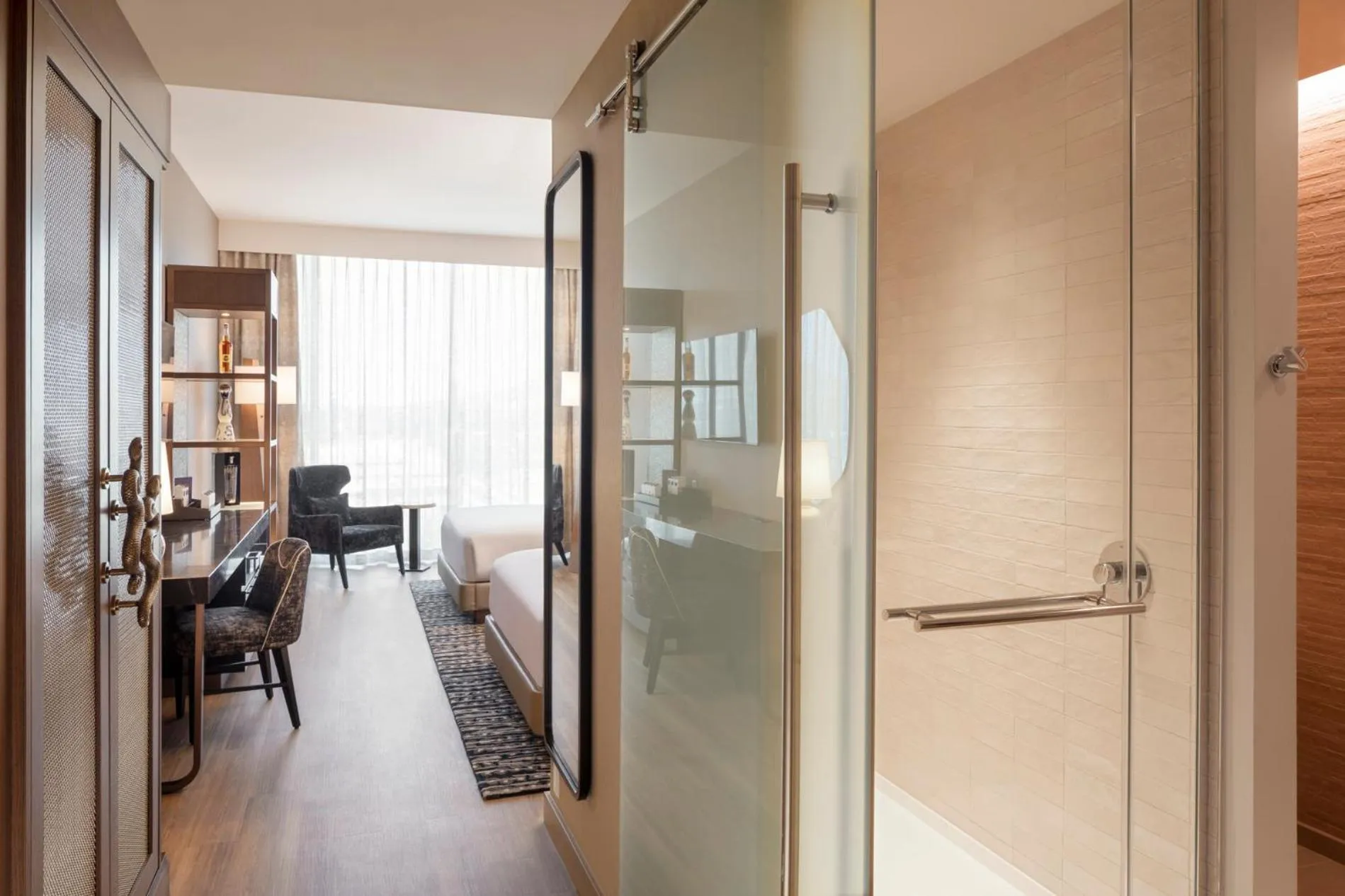 Bedroom in Caesars Republic Scottsdale, a Hilton Hotel