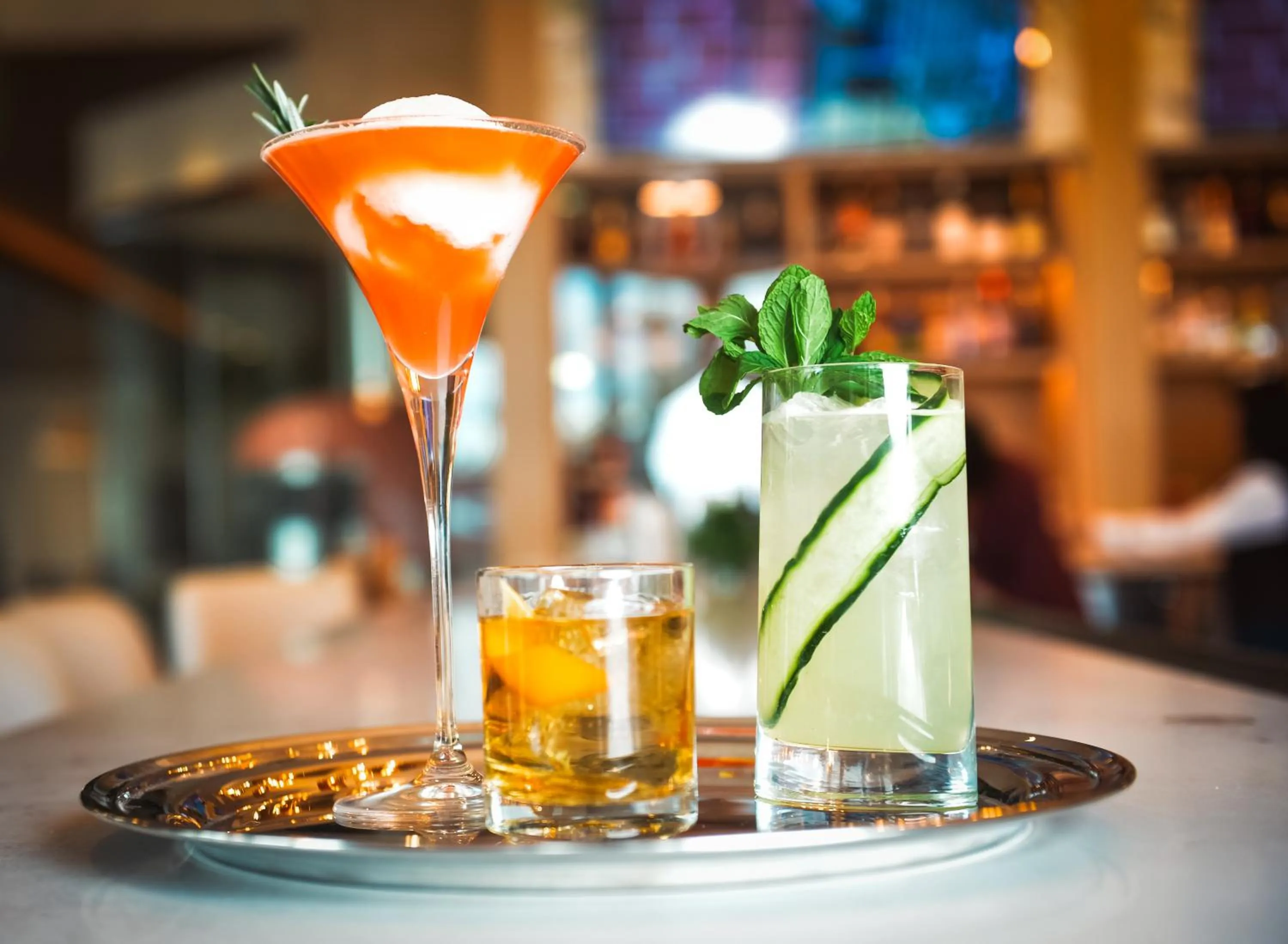 Drinks in Caesars Republic Scottsdale, a Hilton Hotel