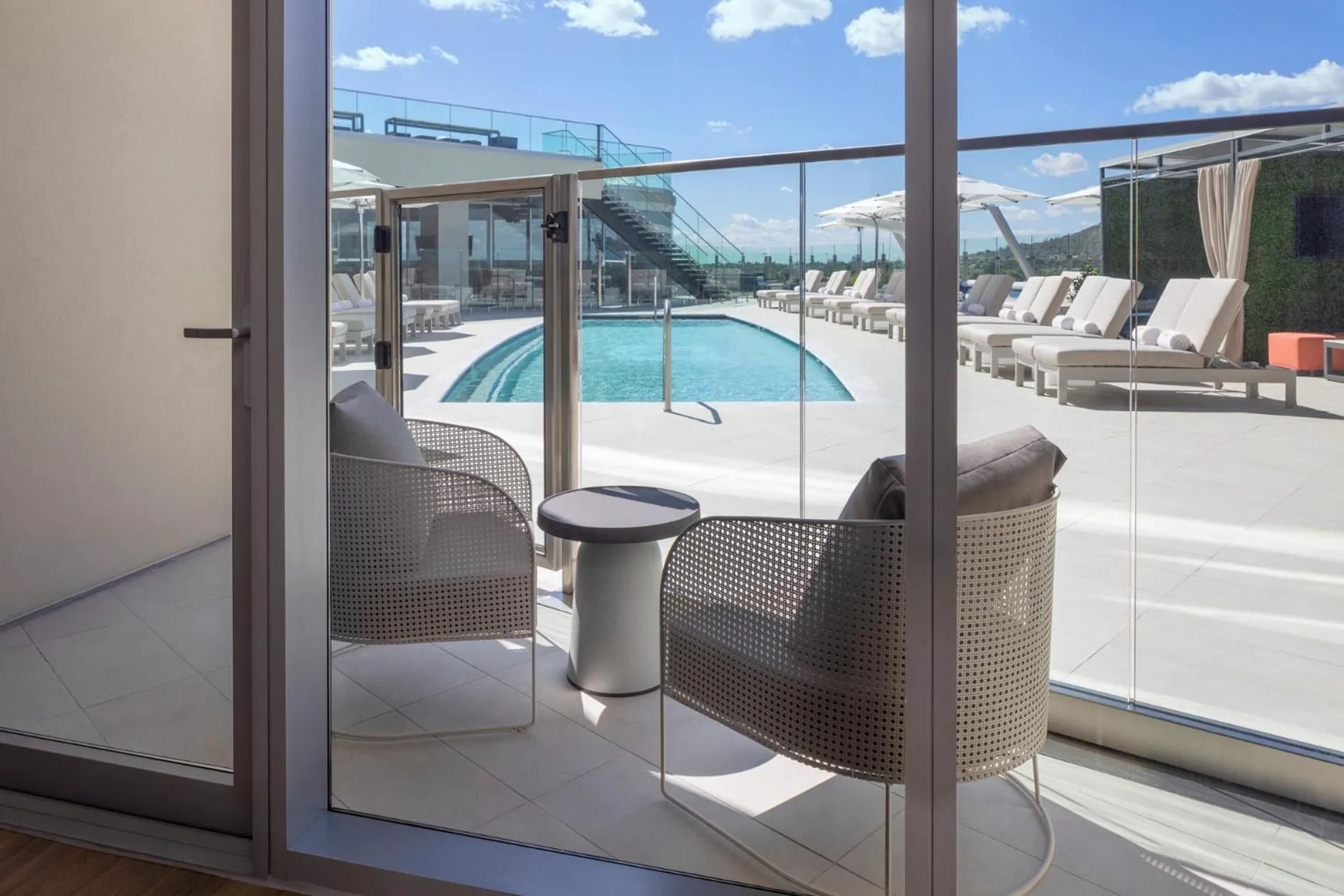 Swimming pool in Caesars Republic Scottsdale, a Hilton Hotel