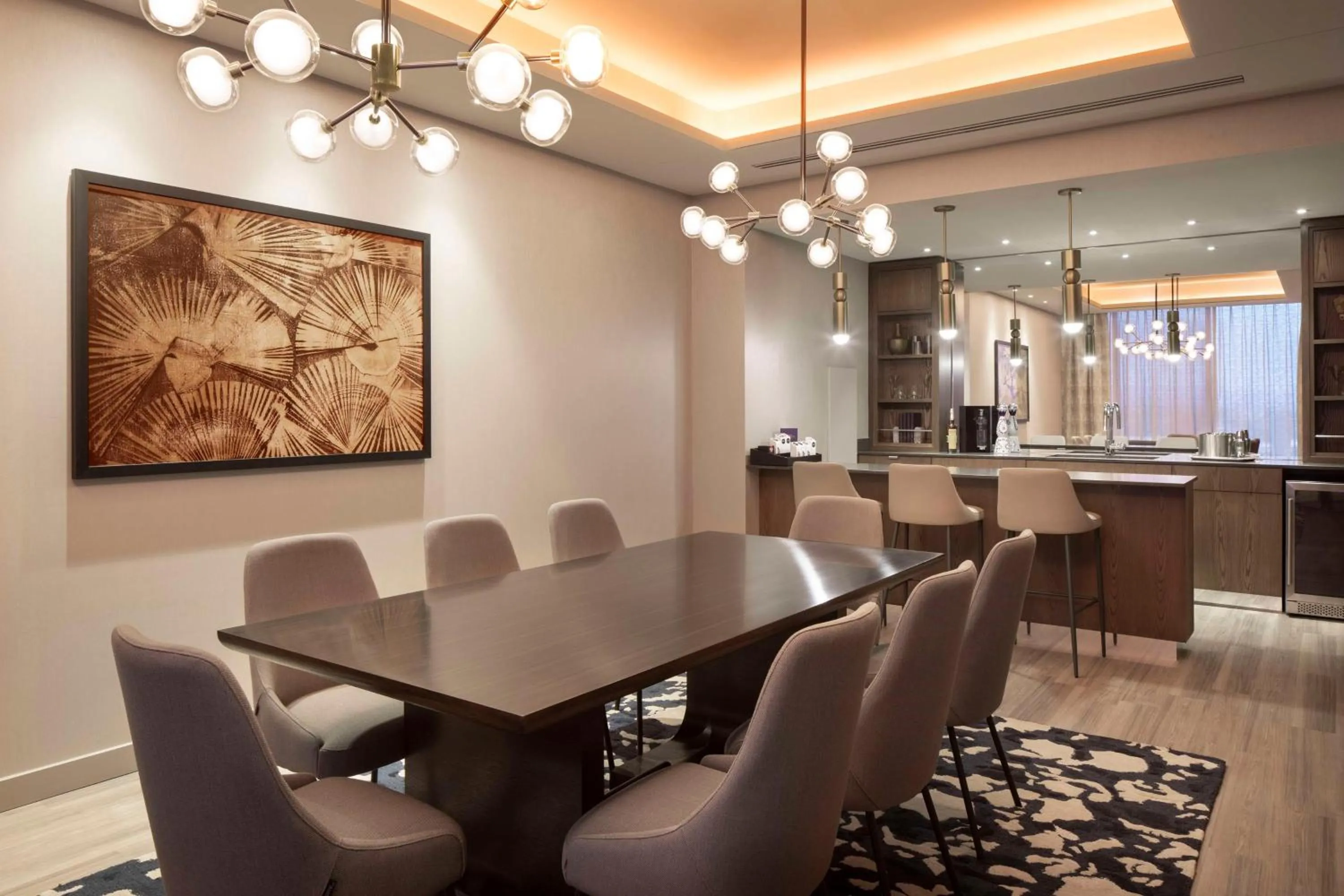 Living room in Caesars Republic Scottsdale, a Hilton Hotel