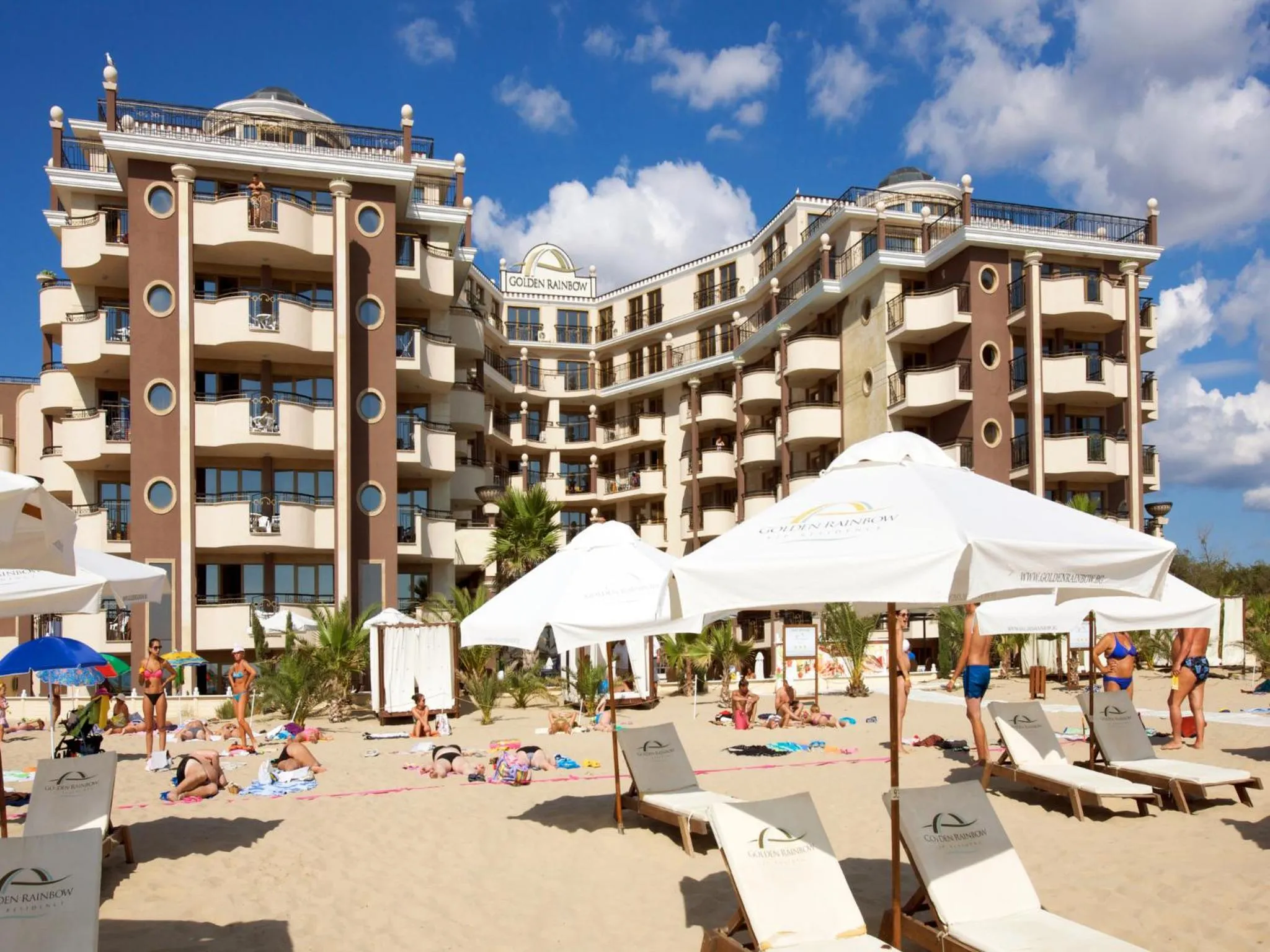 Facade/entrance in Hotel Golden Ina - Ultra All Inclusive - Beachfront