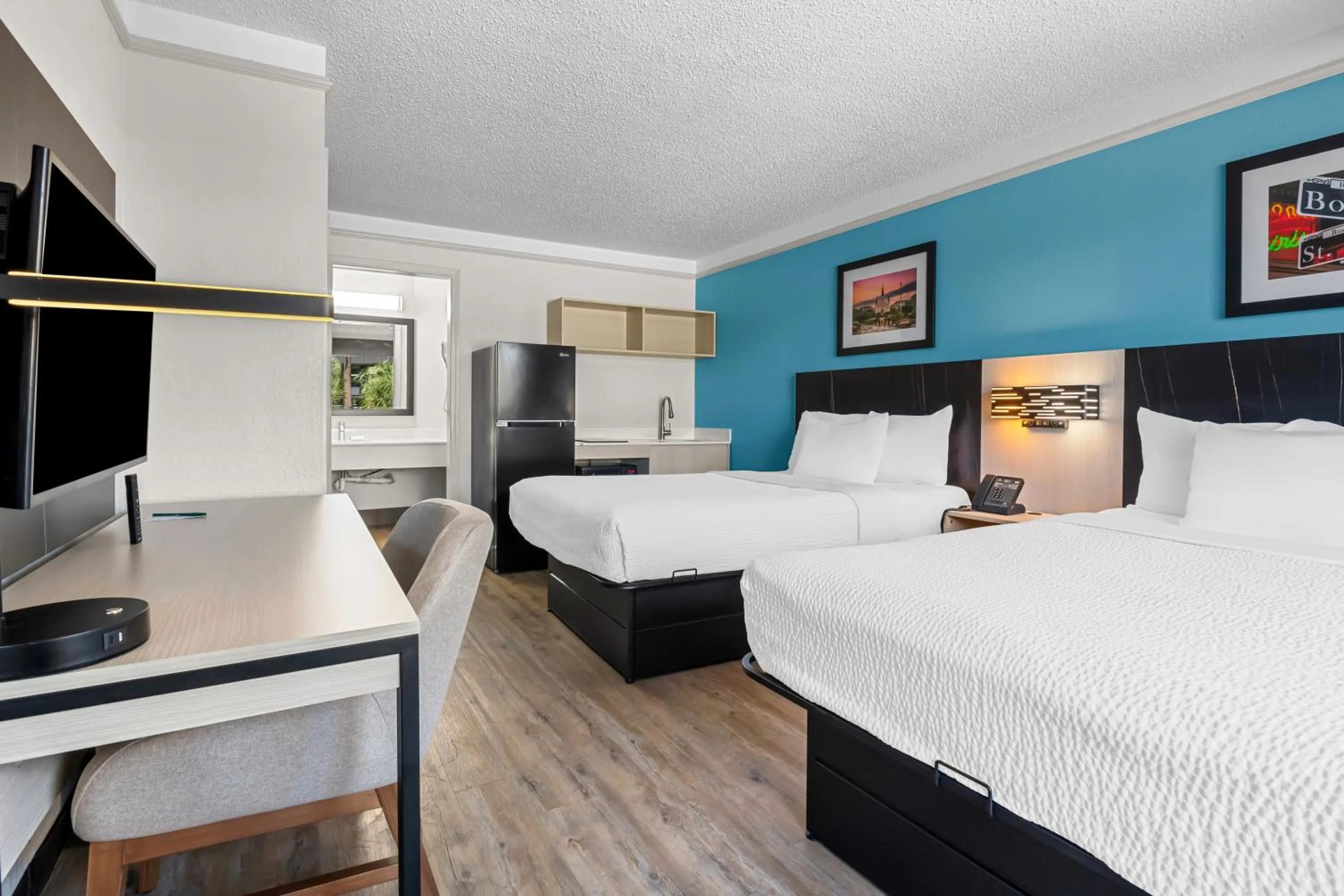 Bedroom, Bed in Suburban Studios Slidell I-10