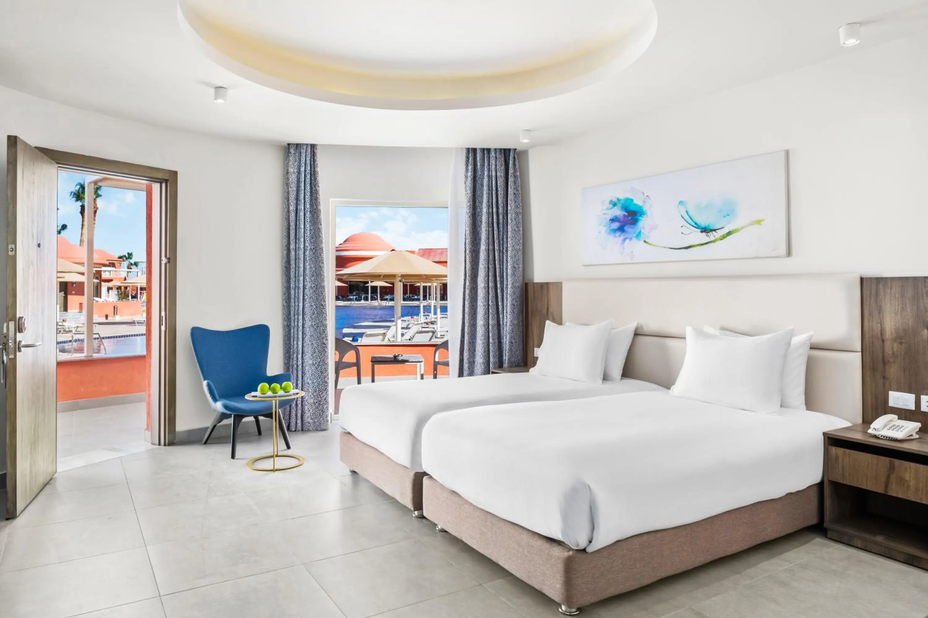 Photo of the whole room, Bed in Pickalbatros Laguna Club Resort Sharm El Sheikh