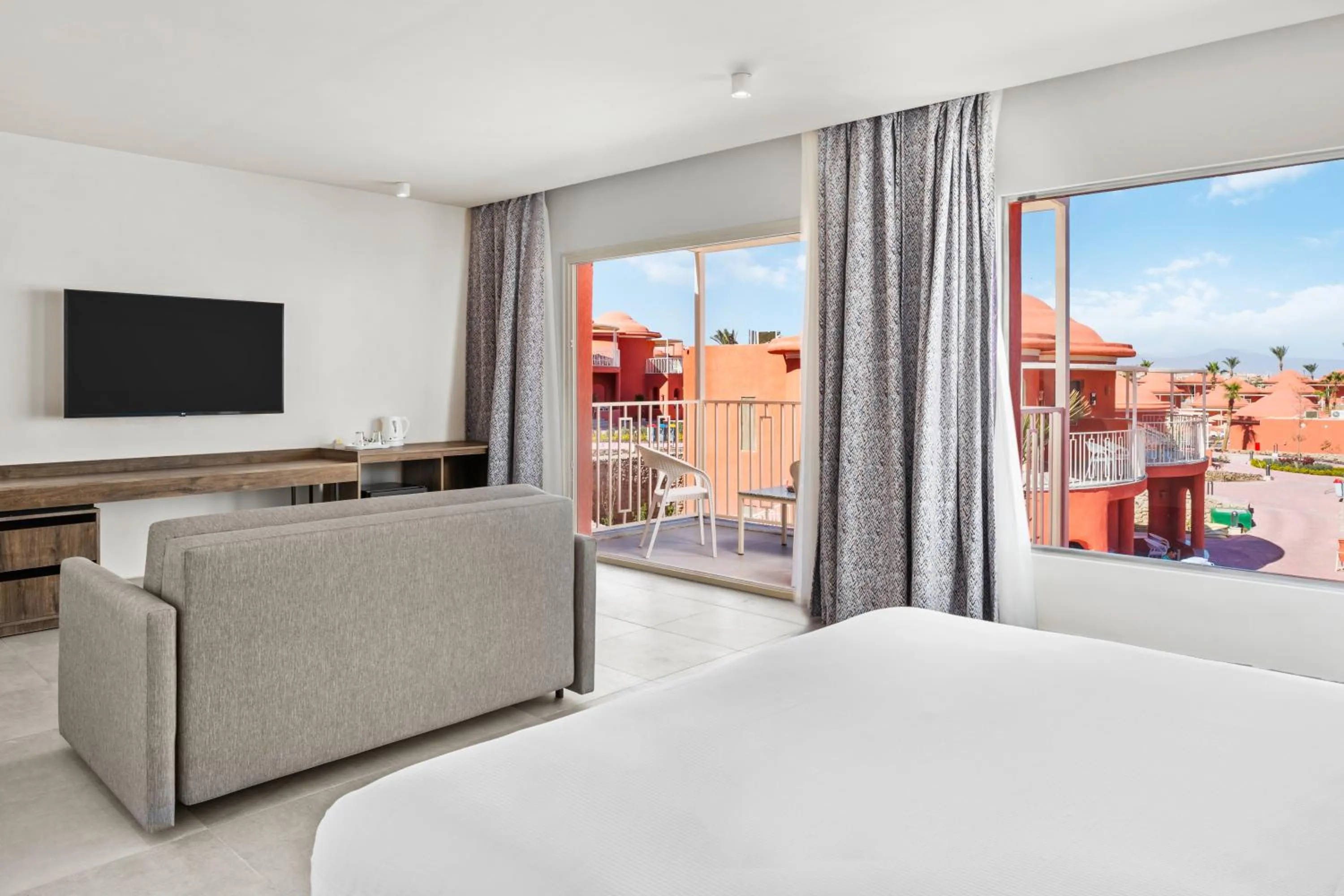 Photo of the whole room, Bed in Pickalbatros Laguna Club Resort Sharm El Sheikh