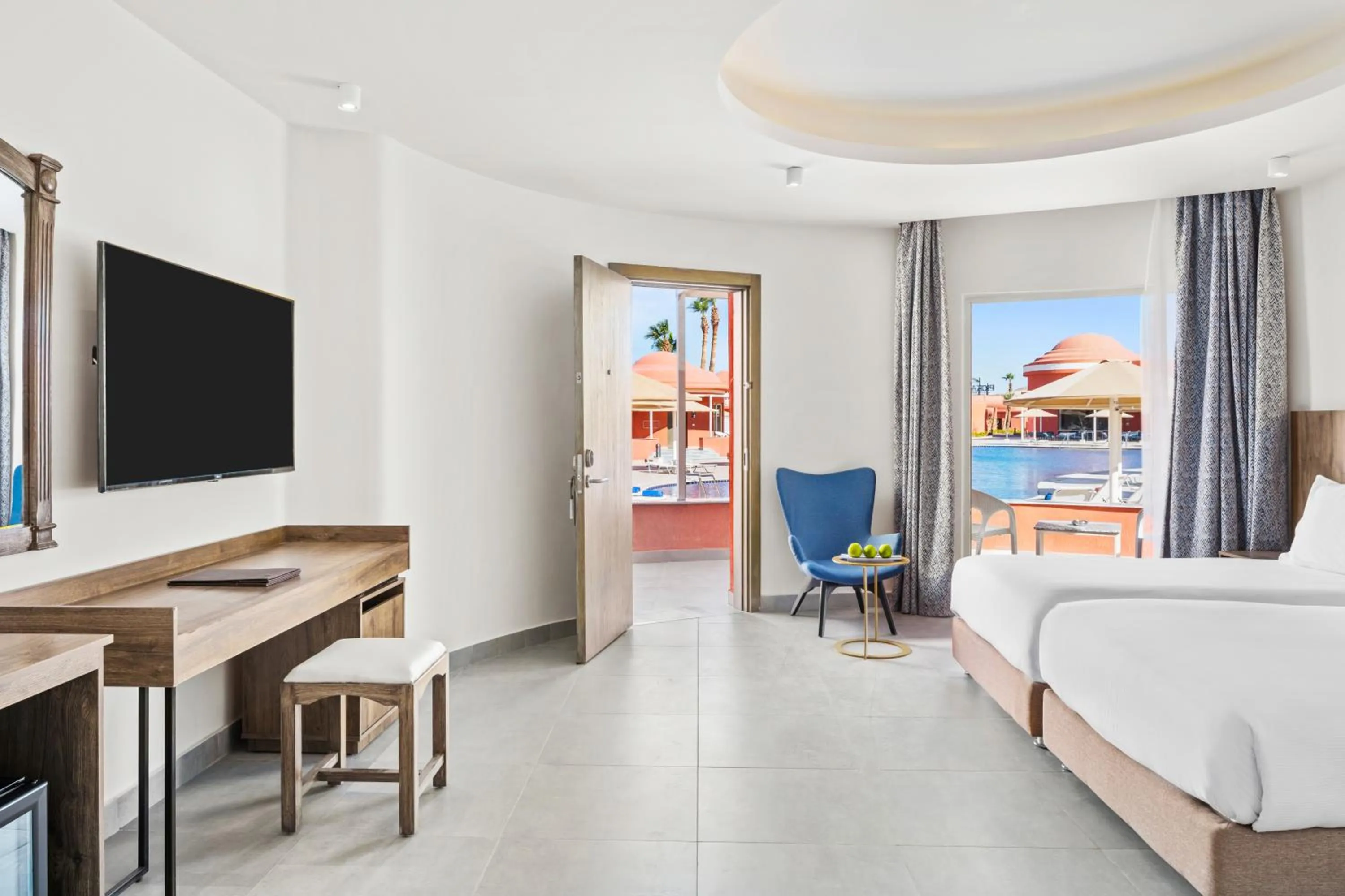 Photo of the whole room, Bed in Pickalbatros Laguna Club Resort Sharm El Sheikh