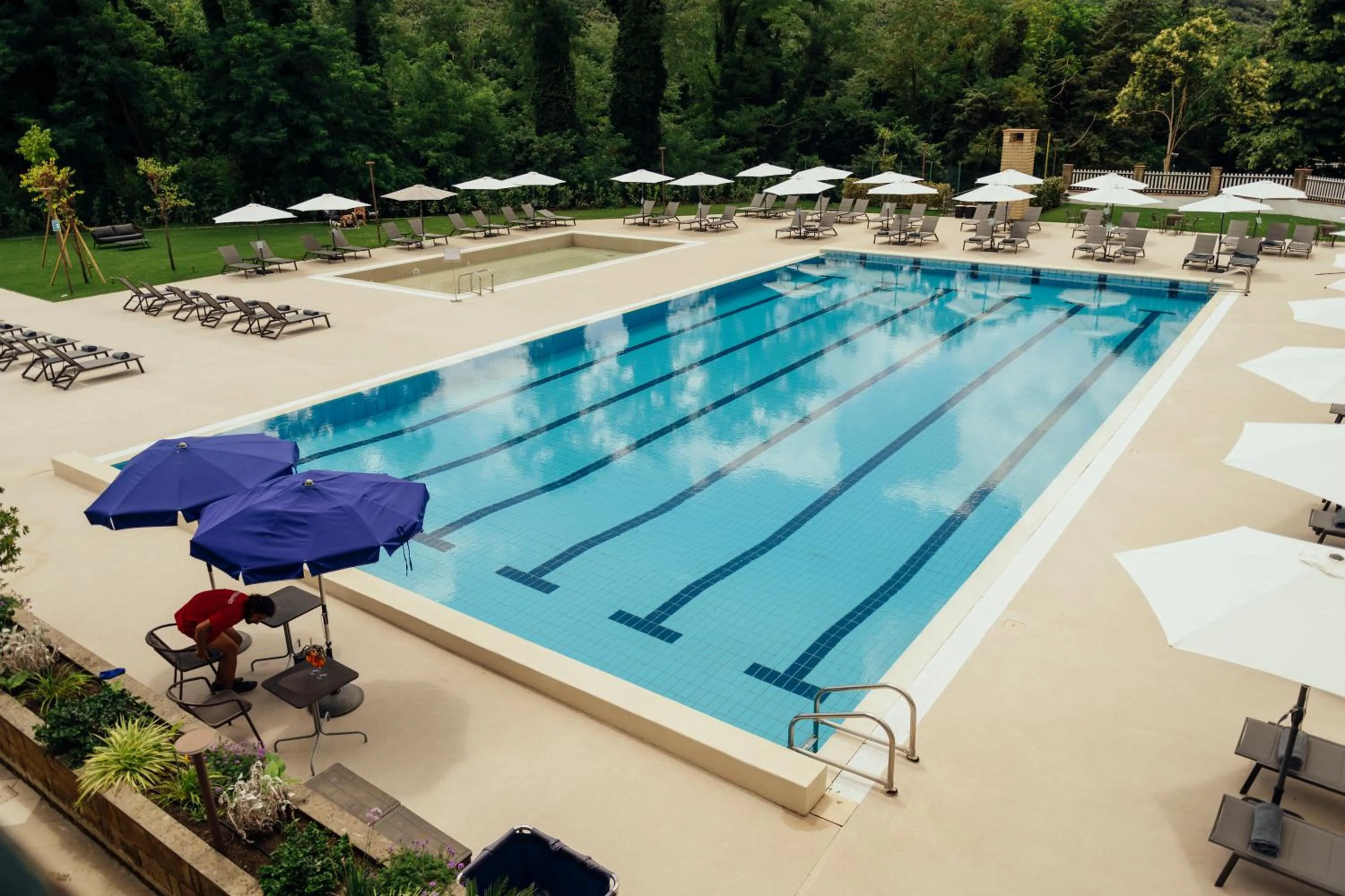 Pool view in Grand Hotel Telese