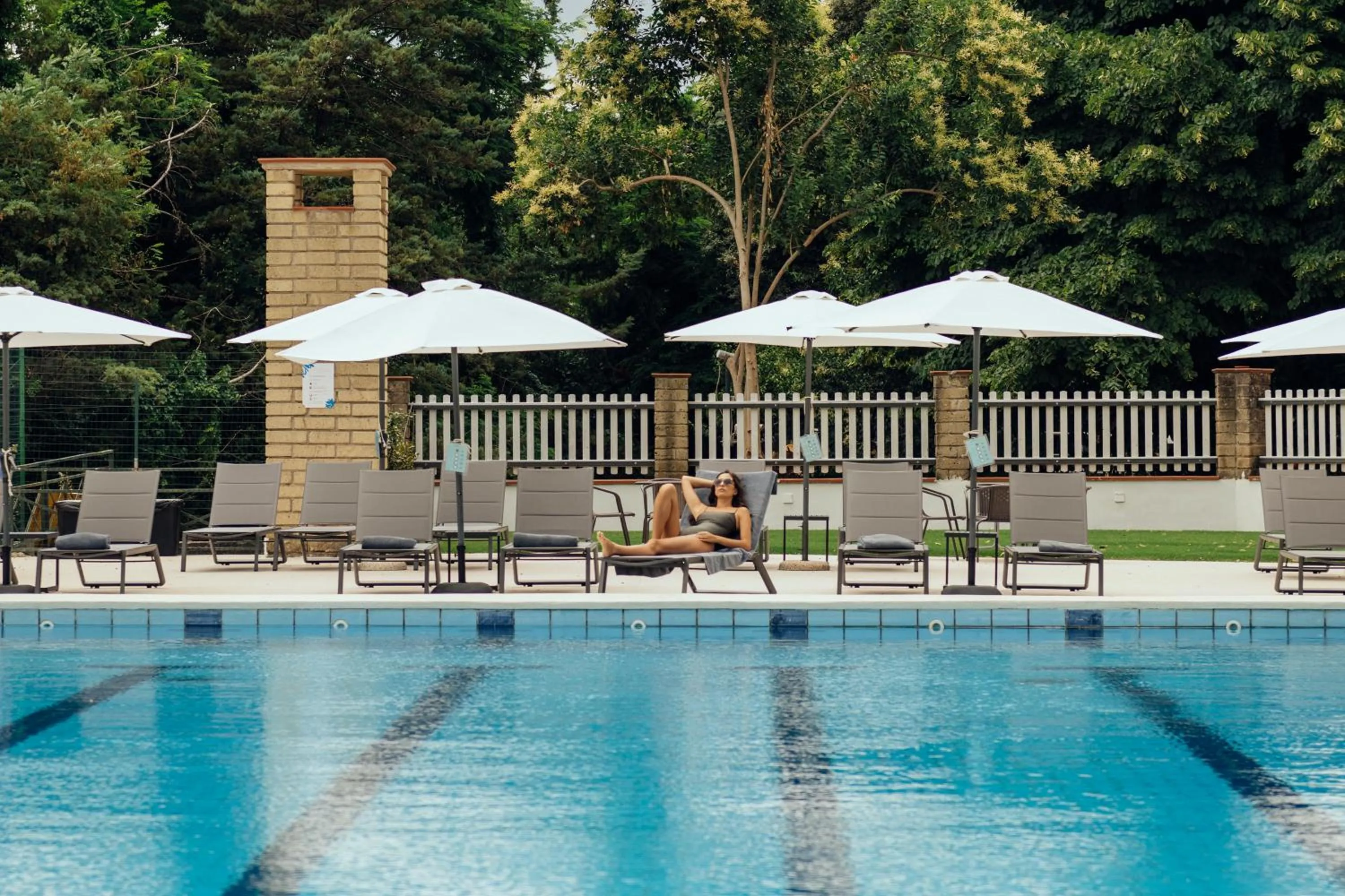 Swimming pool in Grand Hotel Telese