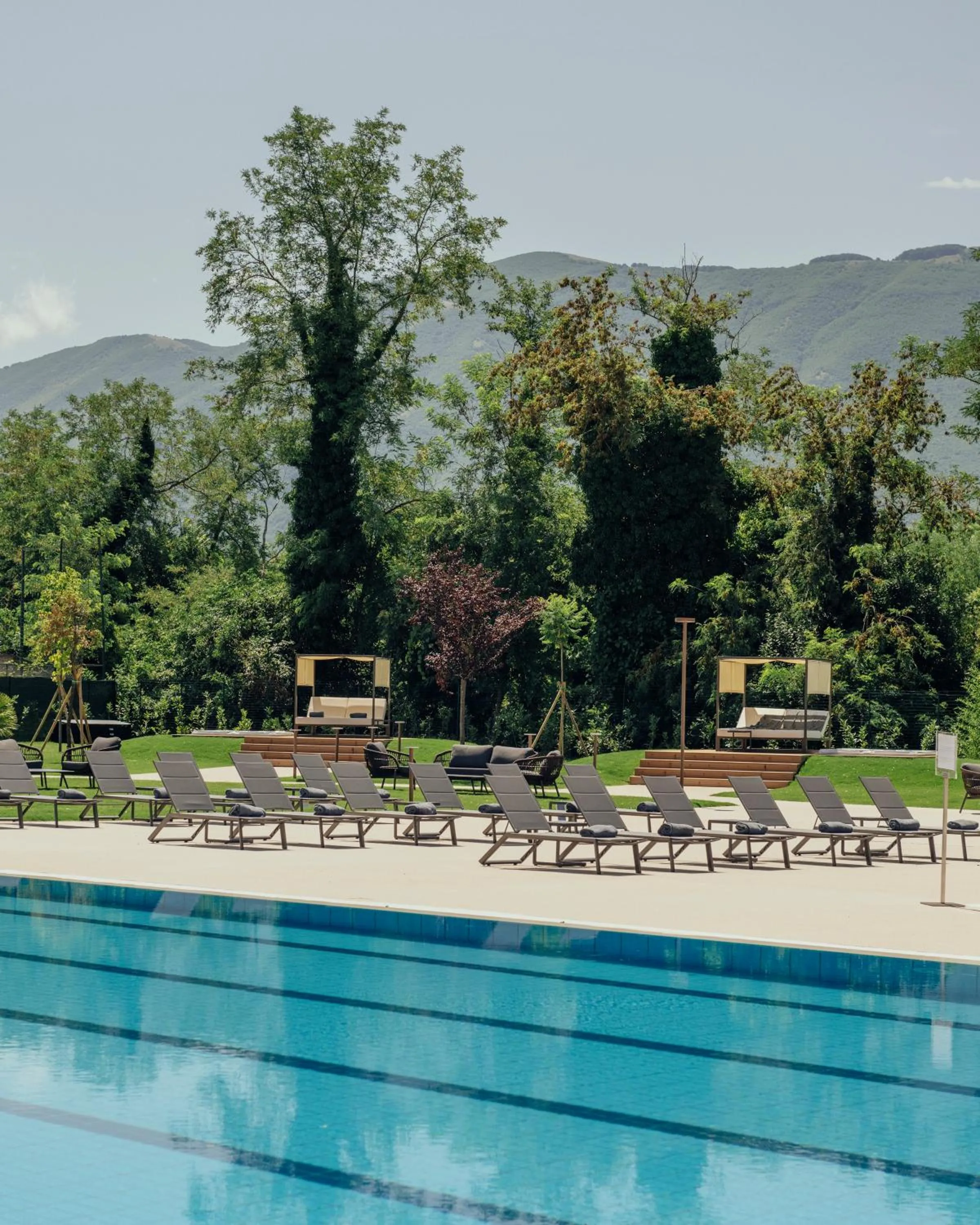 Swimming pool in Grand Hotel Telese