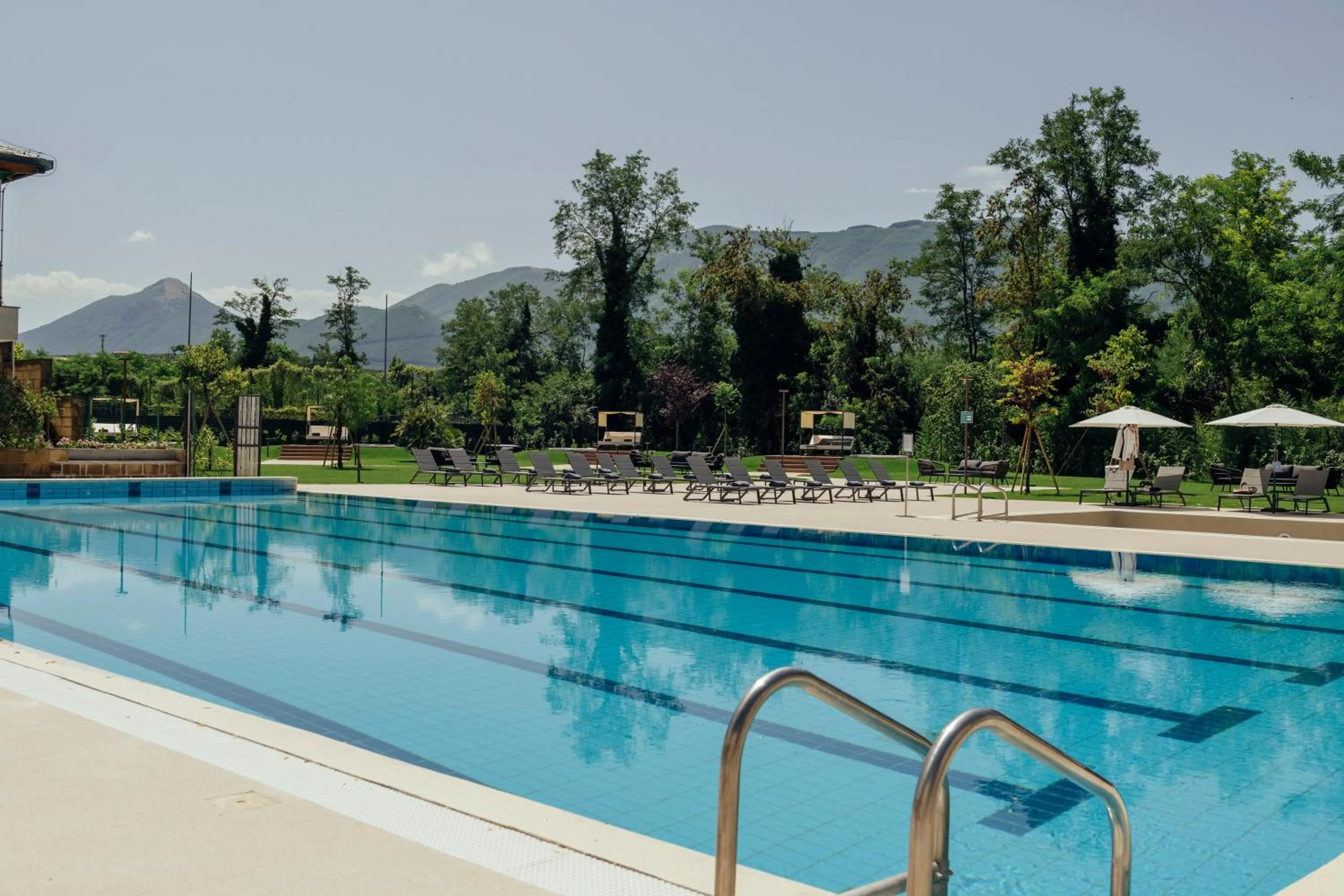 Swimming pool in Grand Hotel Telese