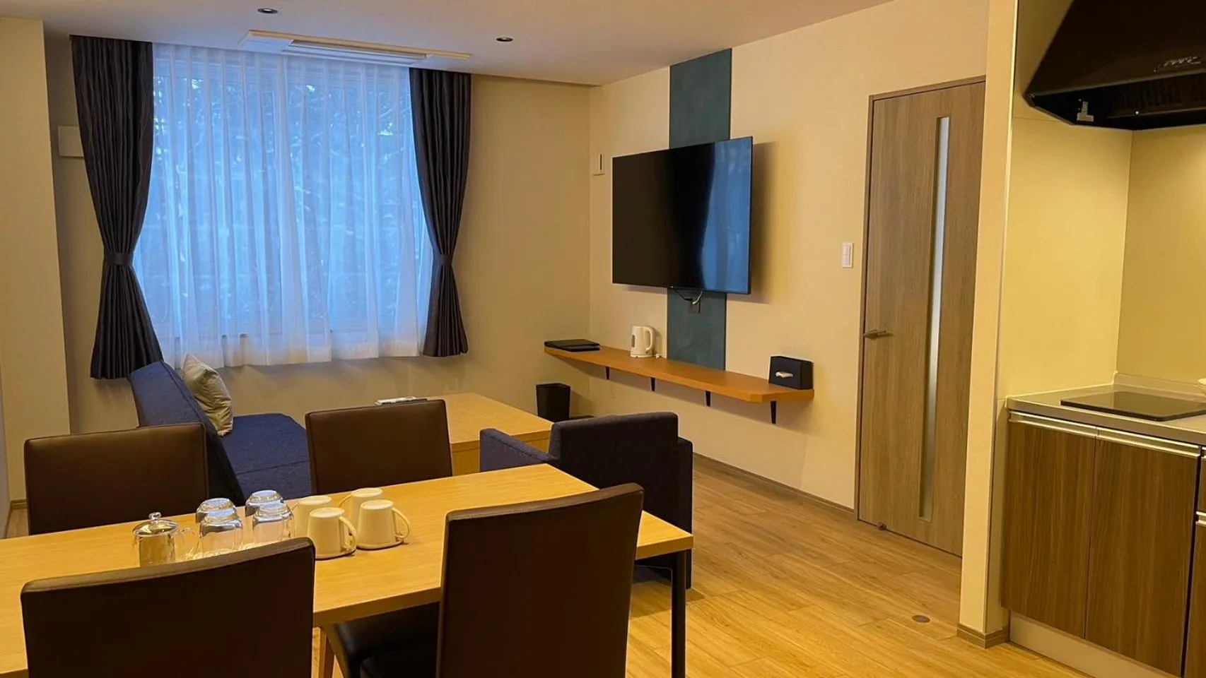 Kitchen or kitchenette in WHITE HOTEL GRAND HAKUBA