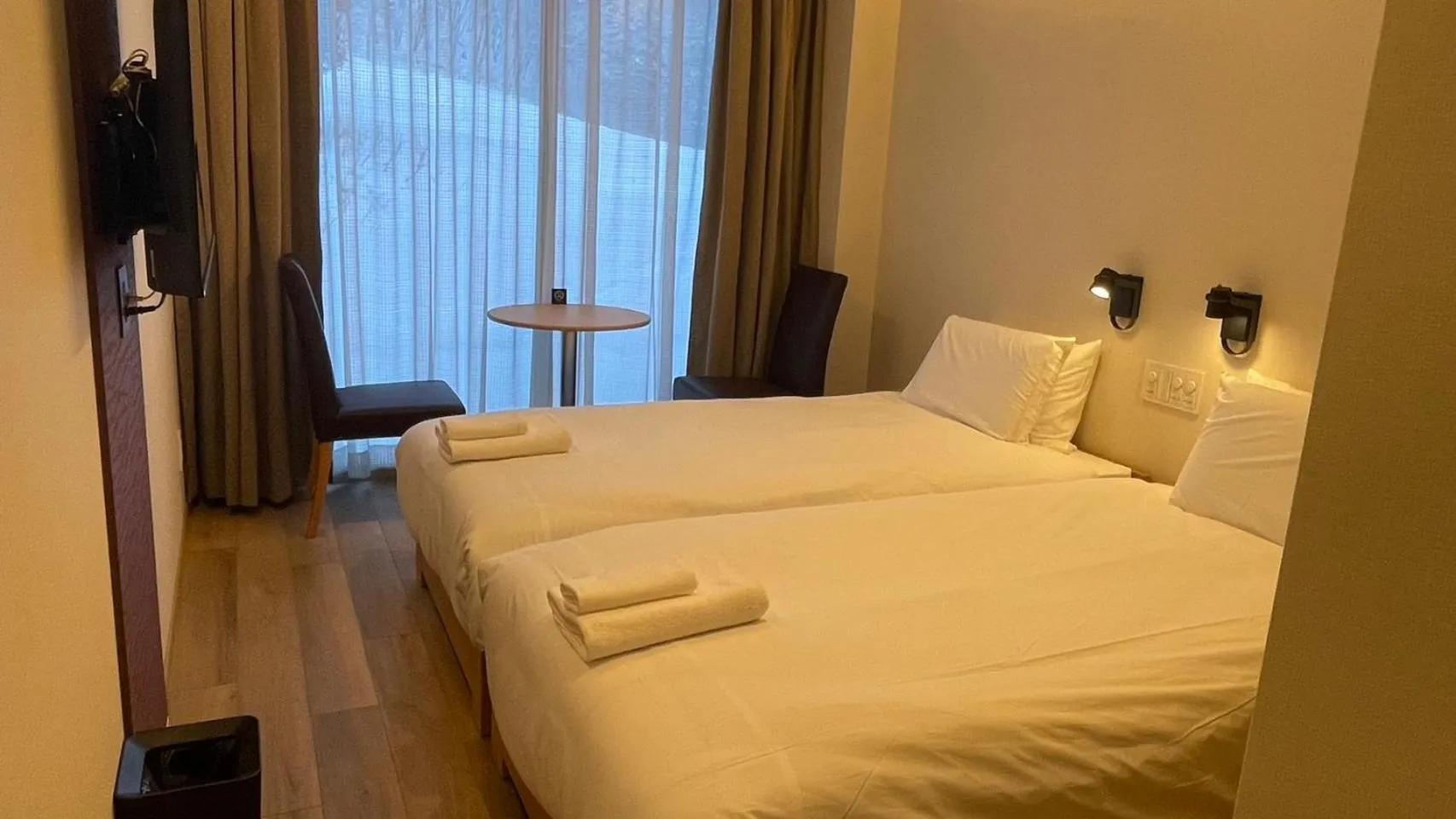 Bed in WHITE HOTEL GRAND HAKUBA