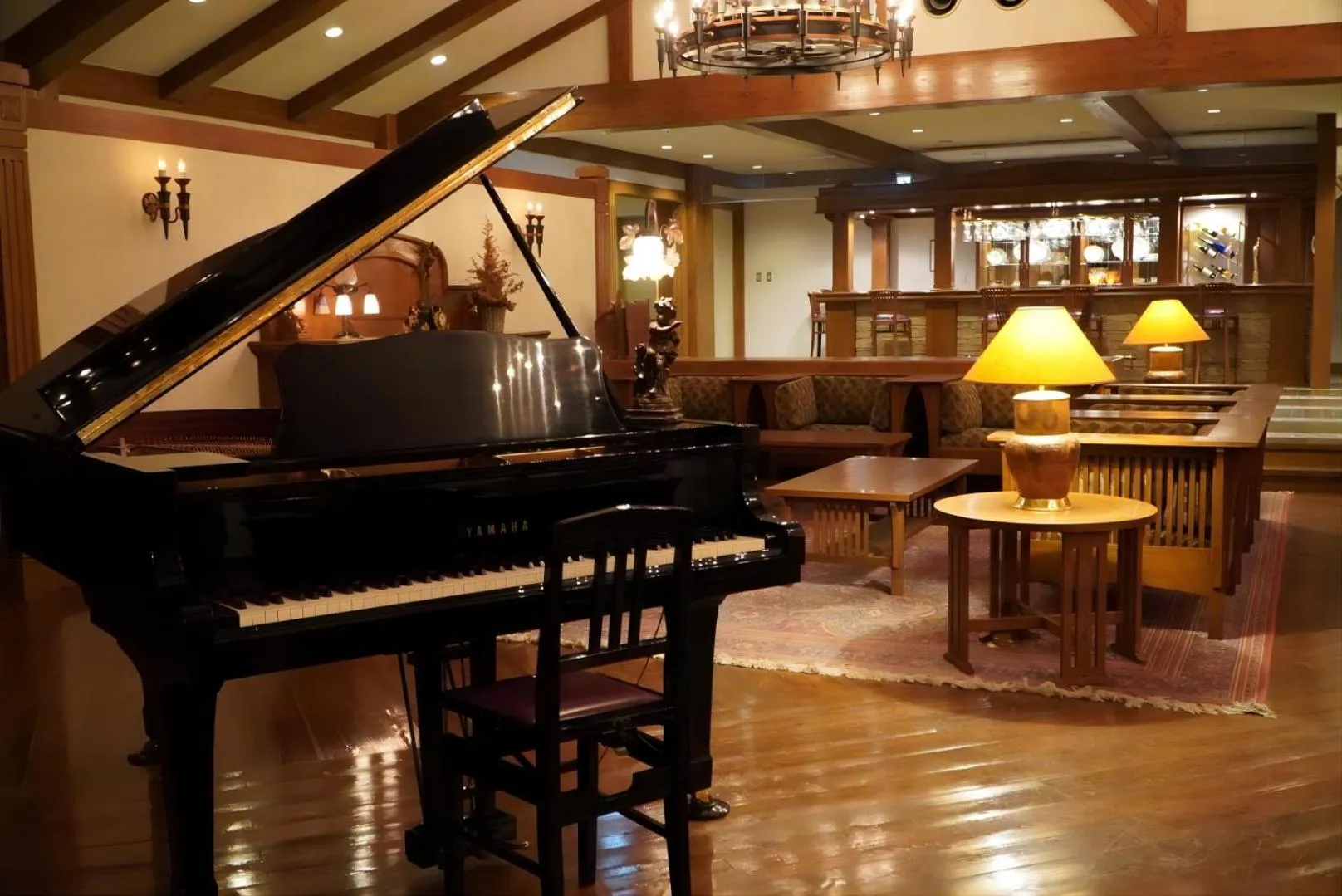 Lobby or reception in WHITE HOTEL GRAND HAKUBA