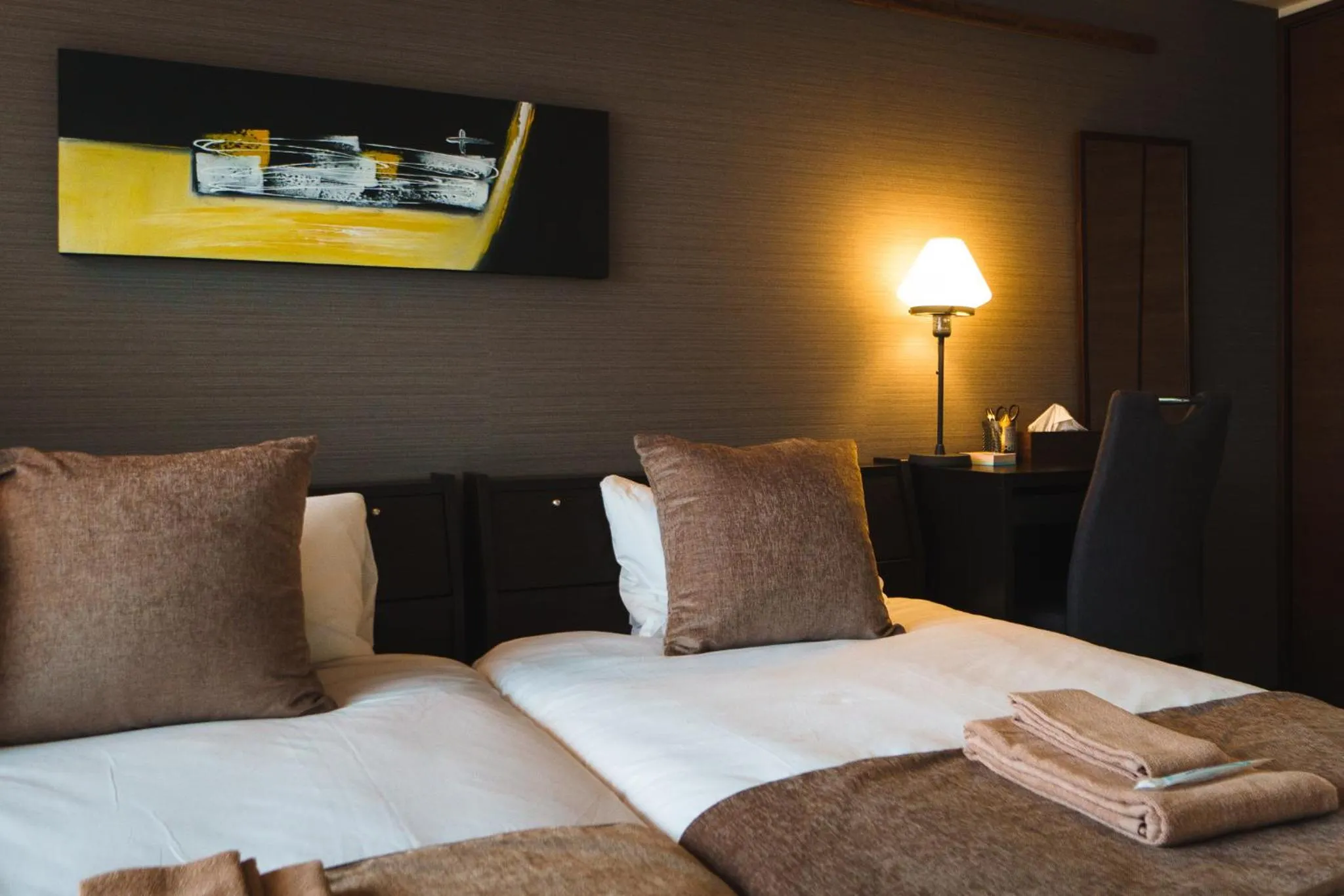 Bed in KINTARO Hotel Okinawa Naha