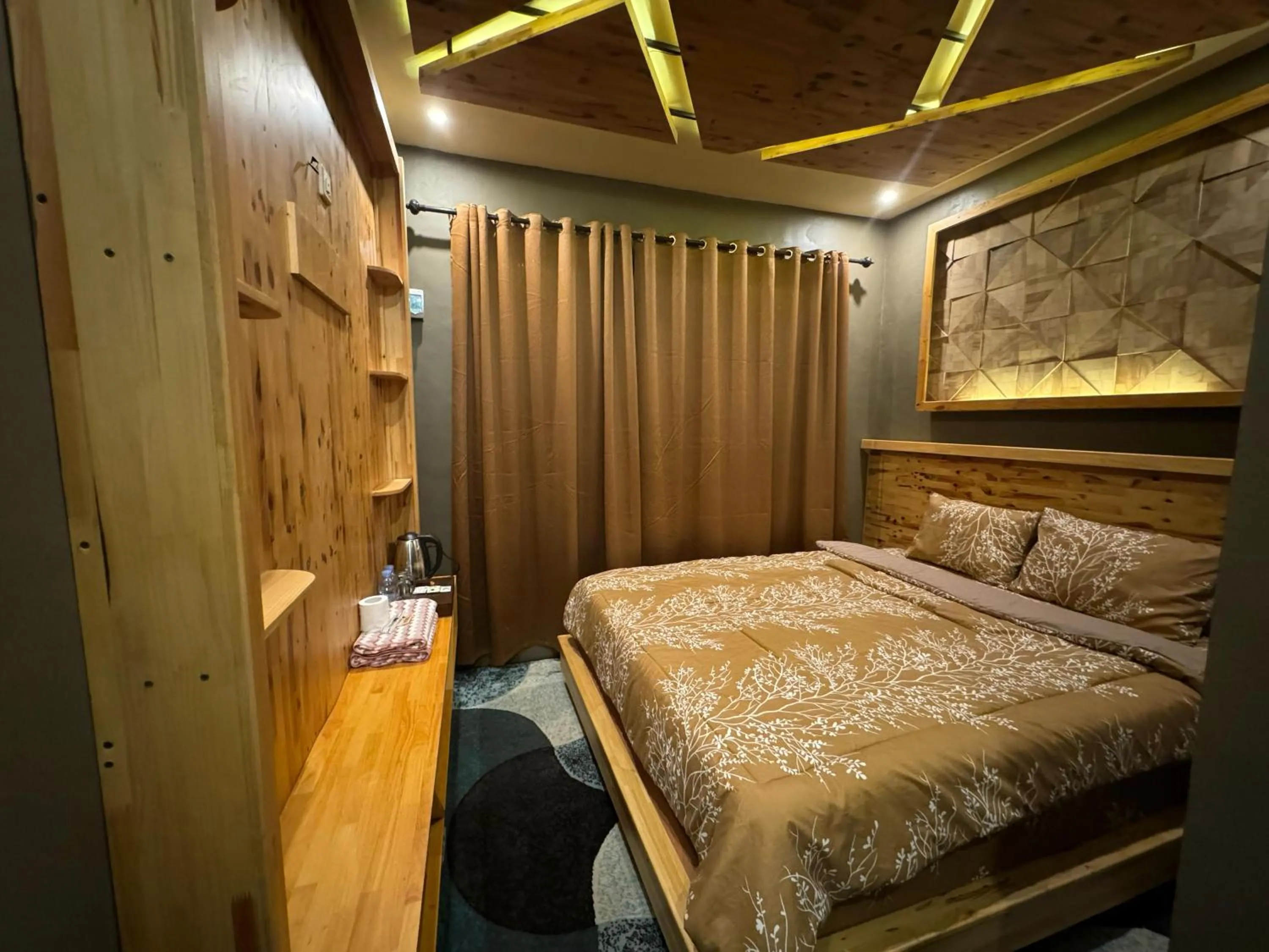 Bed in Sky View Bromo Guest House