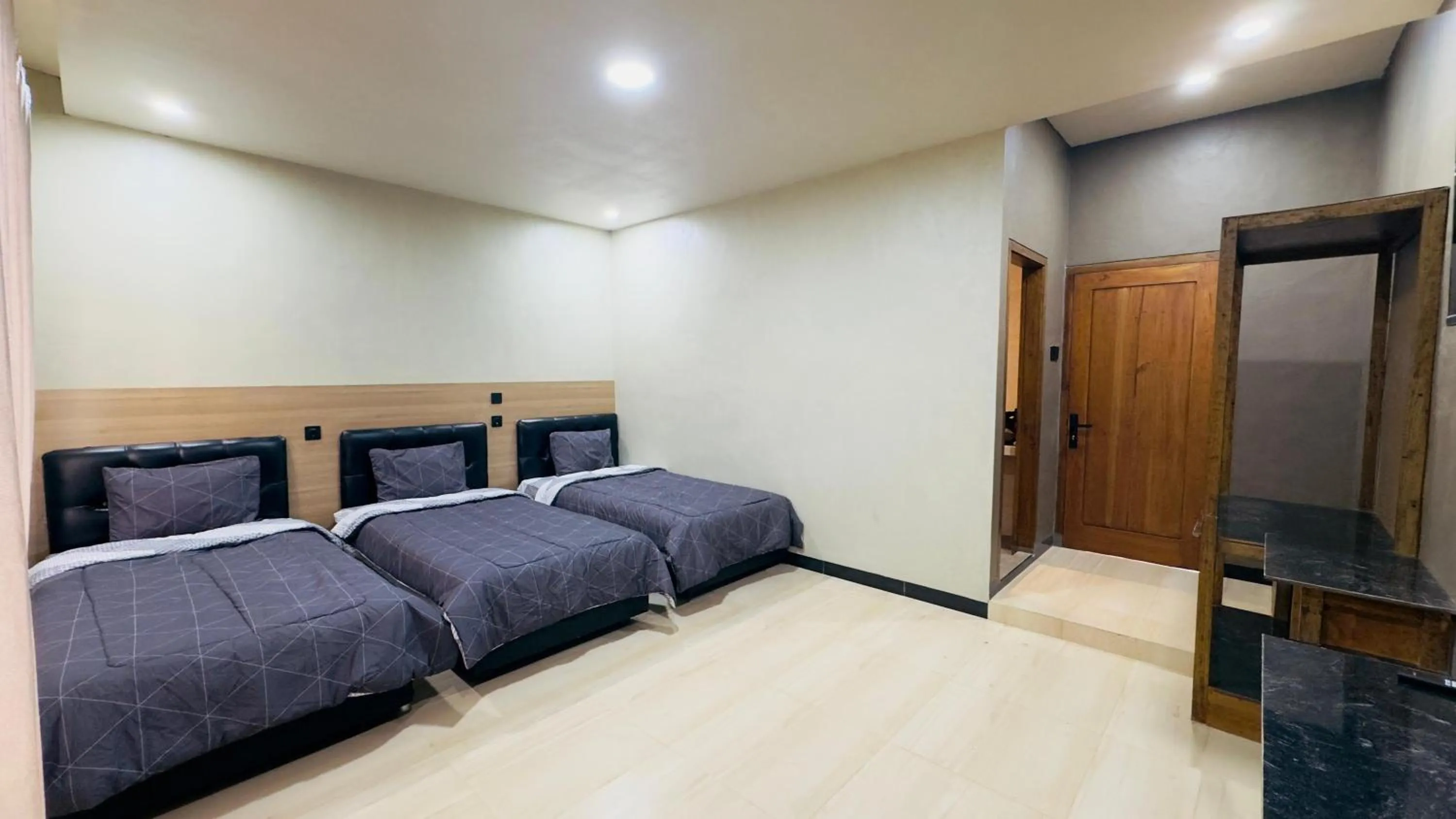 Bed in Sky View Bromo Guest House