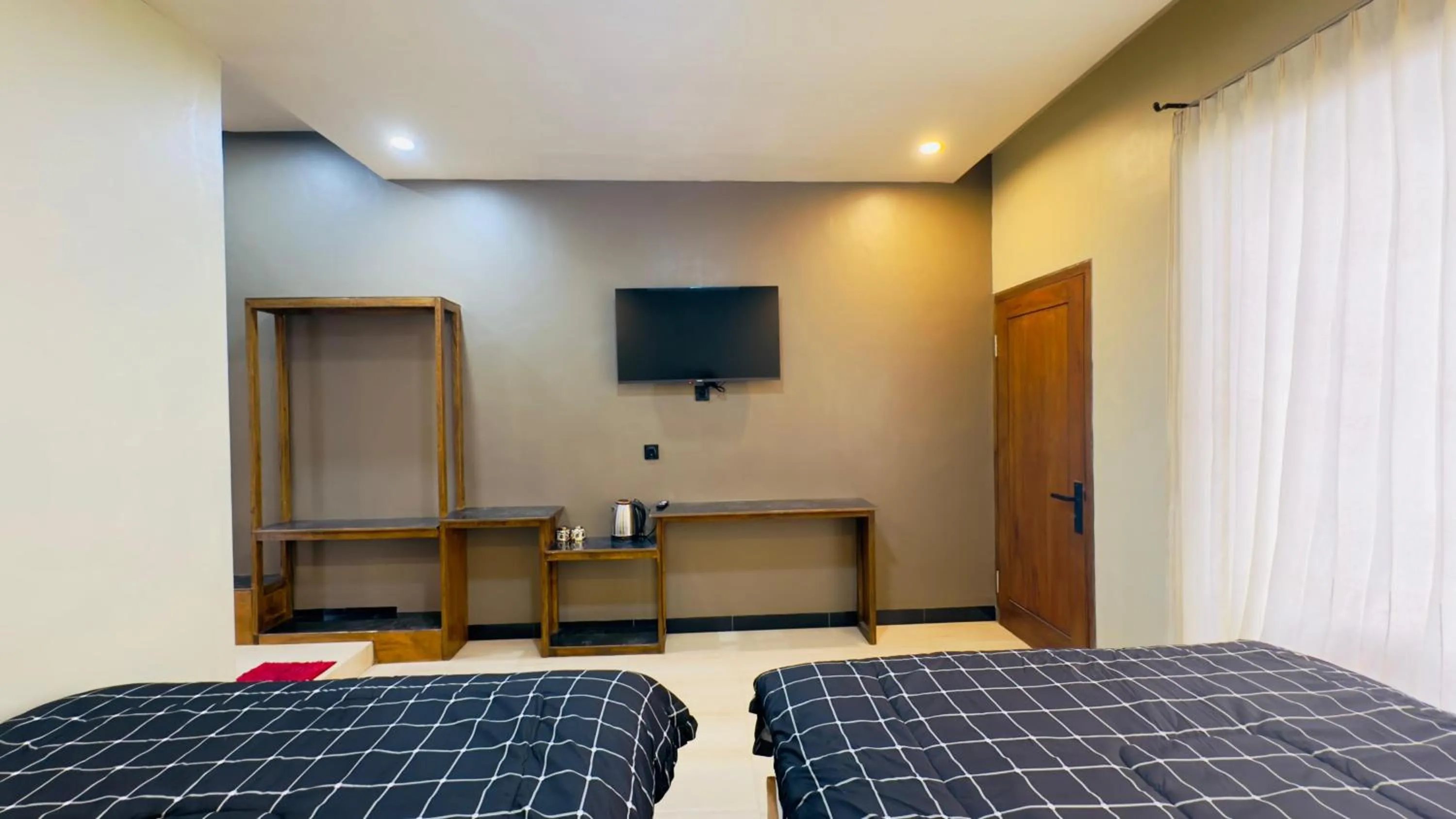 Bed in Sky View Bromo Guest House