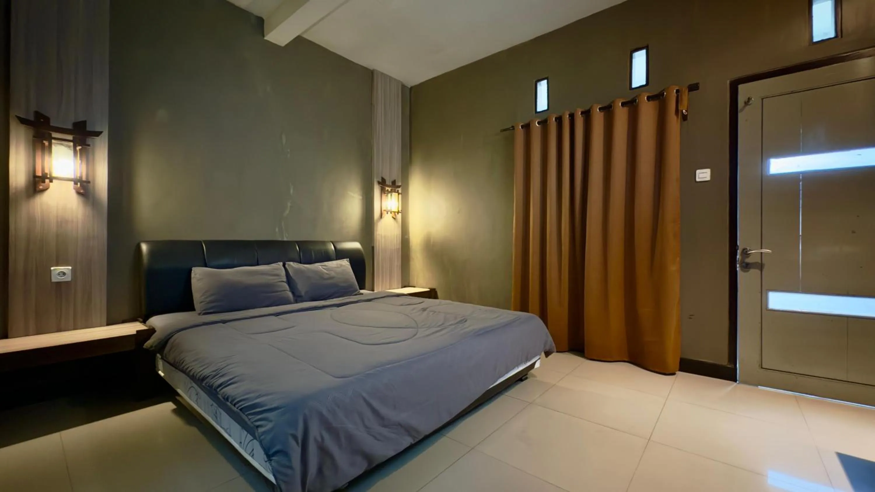 Bed in Sky View Bromo Guest House