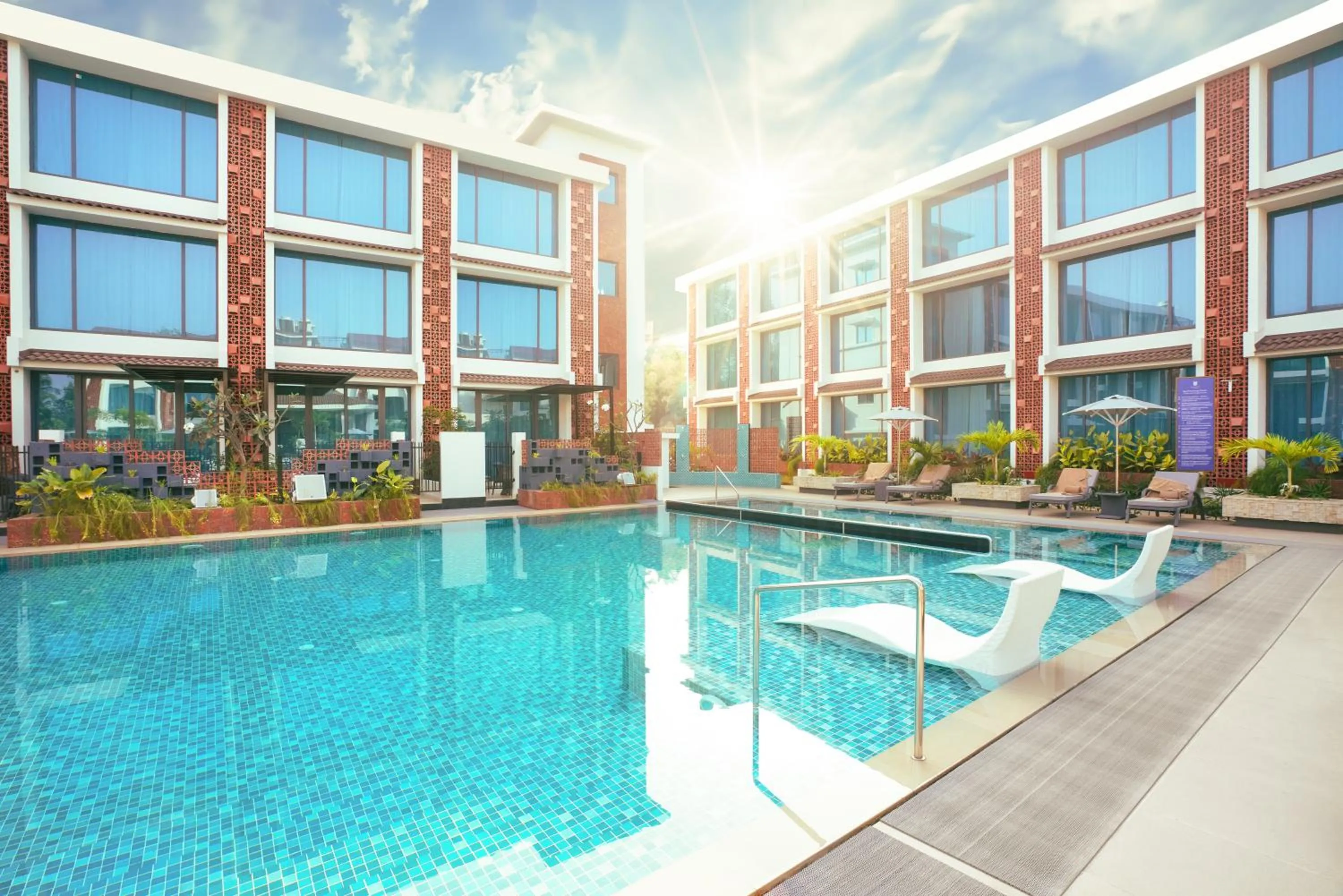 Swimming pool in Elements by Rosetta- Varca, Goa