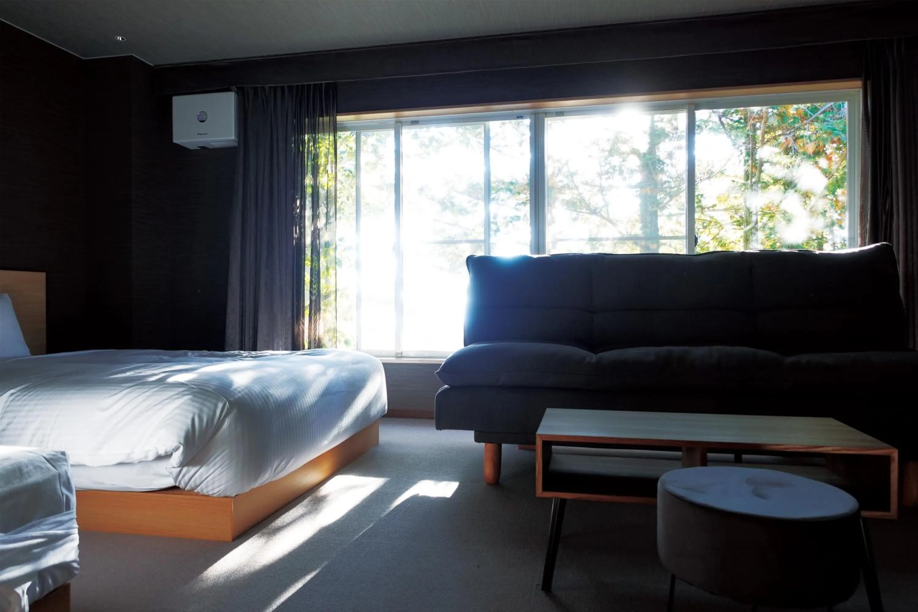 Bed in Resort Hotel RAKI House Nasu