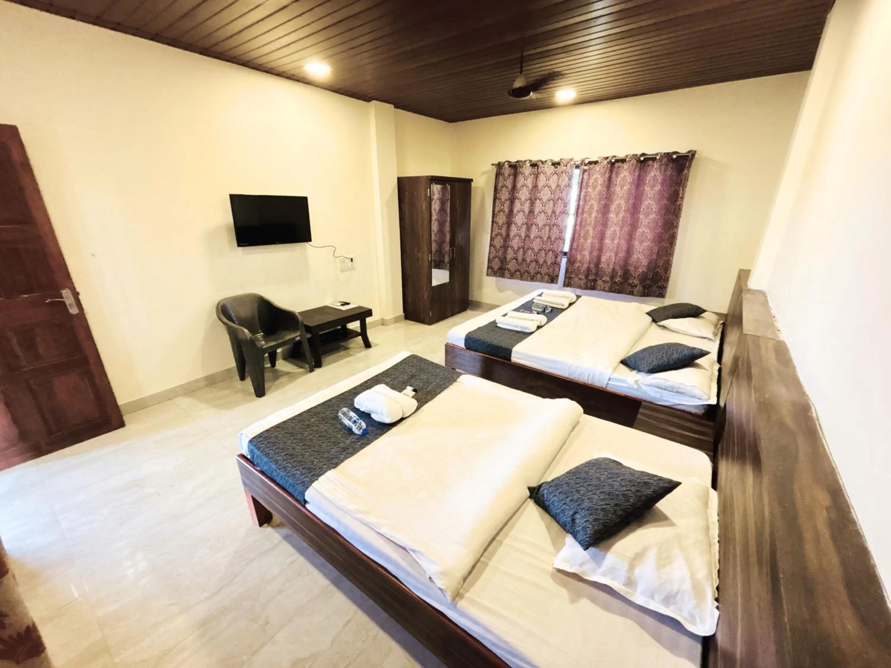 Toilet, Bed in Anant Villa & Resorts