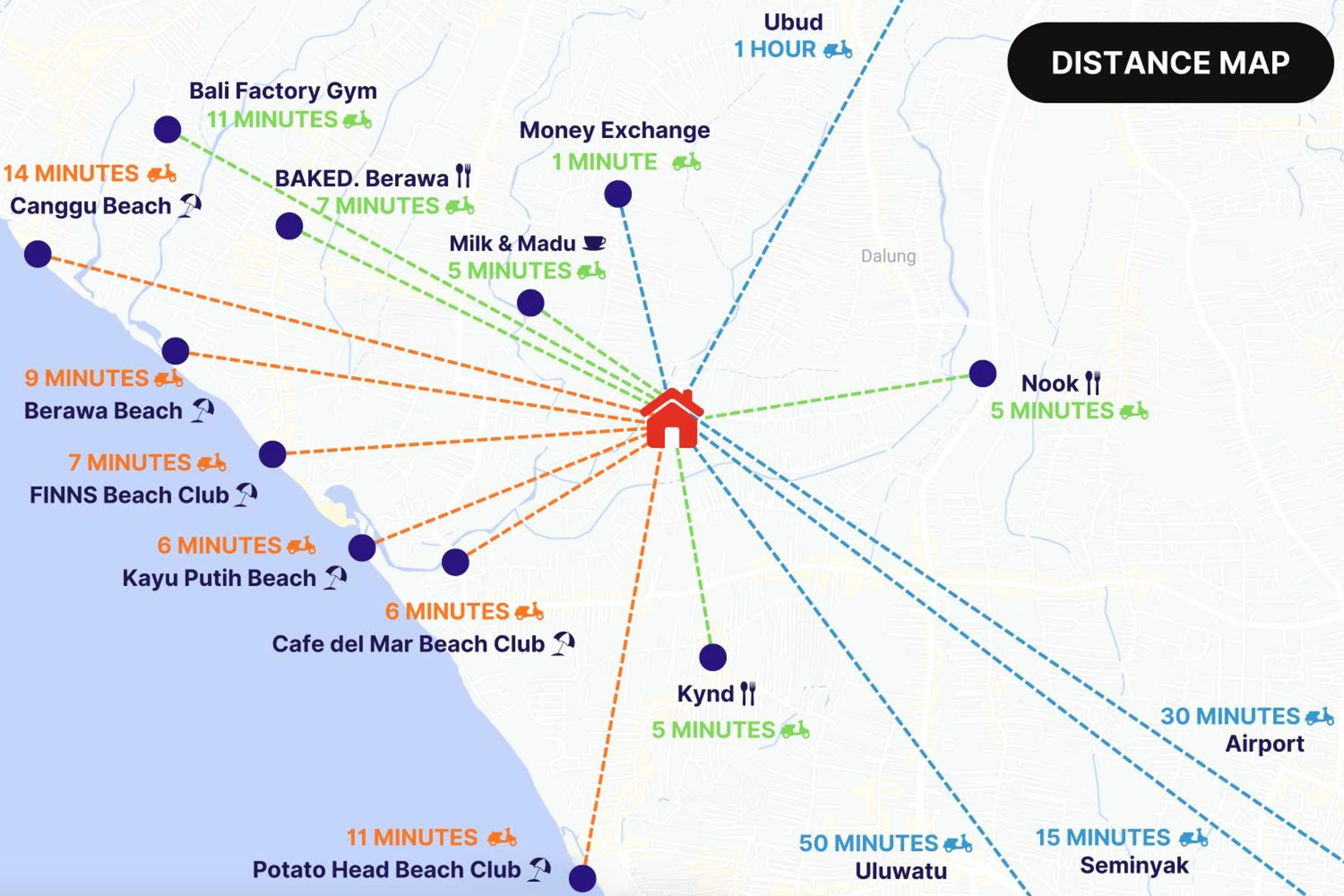 Text overlay in Premier Umalas Villas