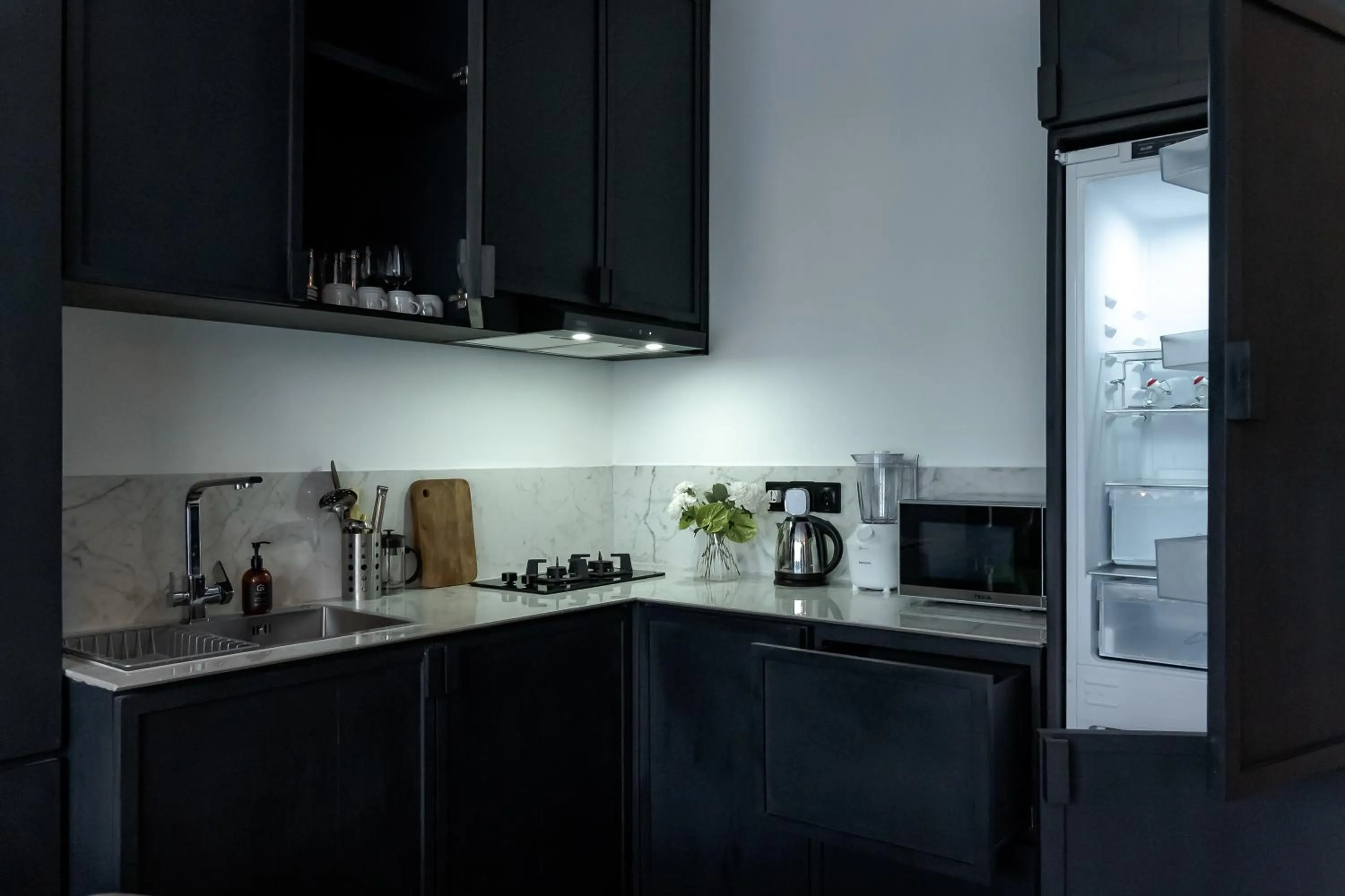 Kitchen or kitchenette in Premier Umalas Villas