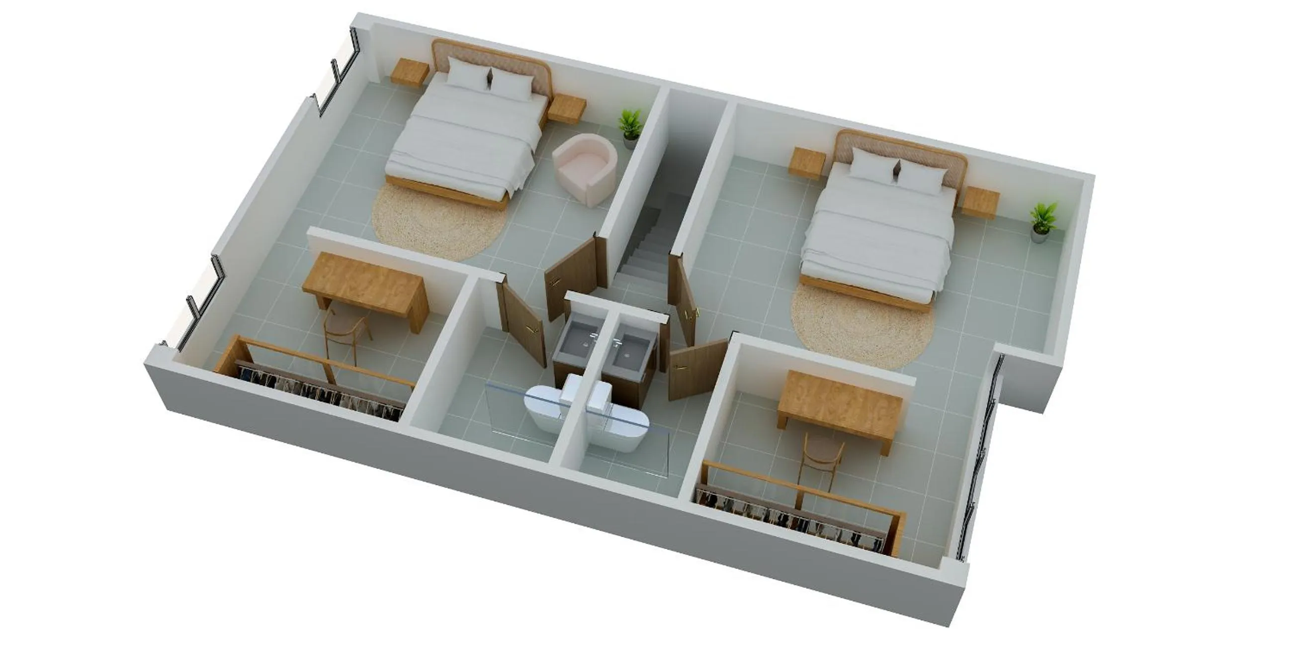 Floor plan in Premier Umalas Villas