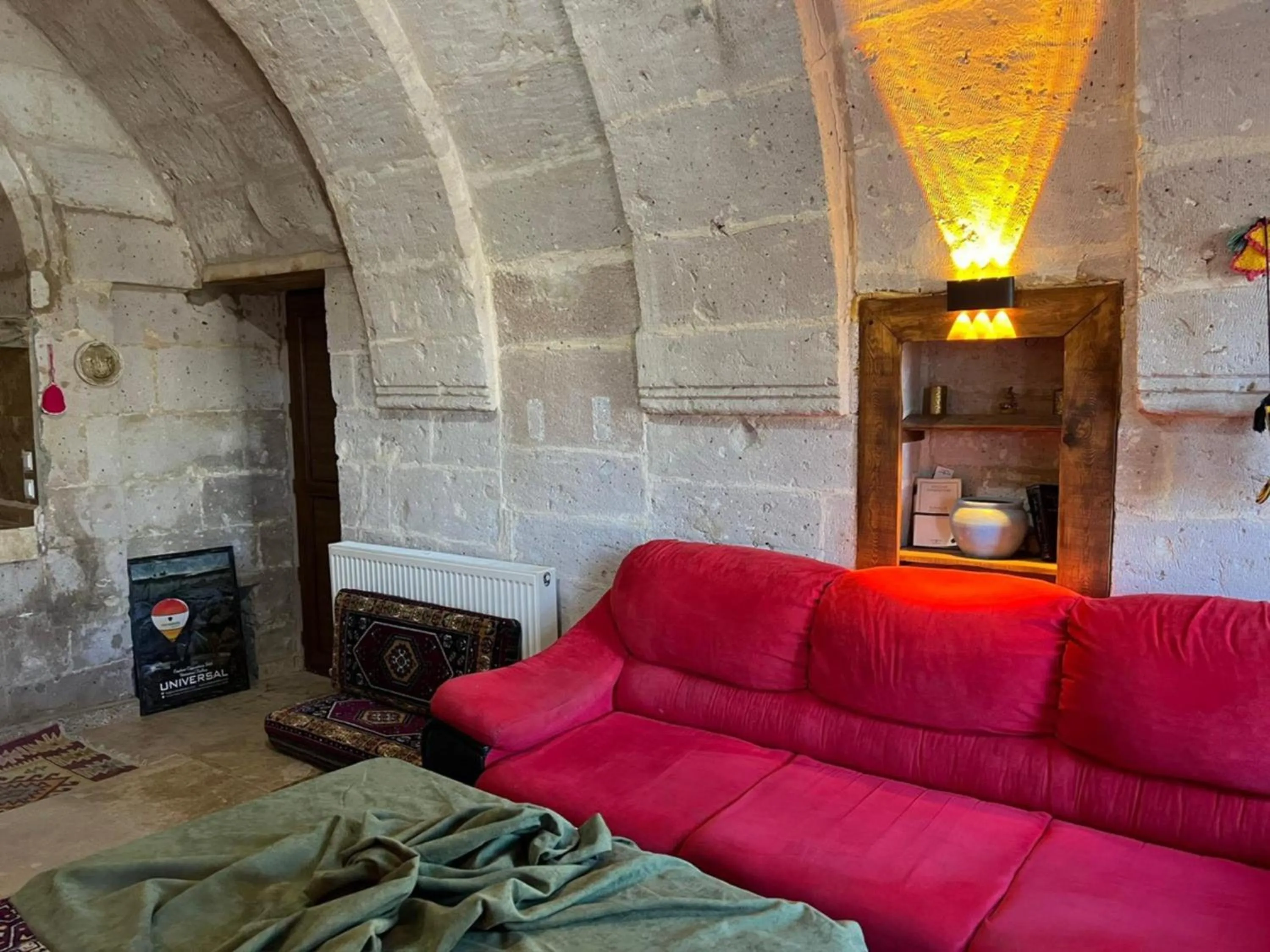 Living room in Yeşilöz inn Cave otel