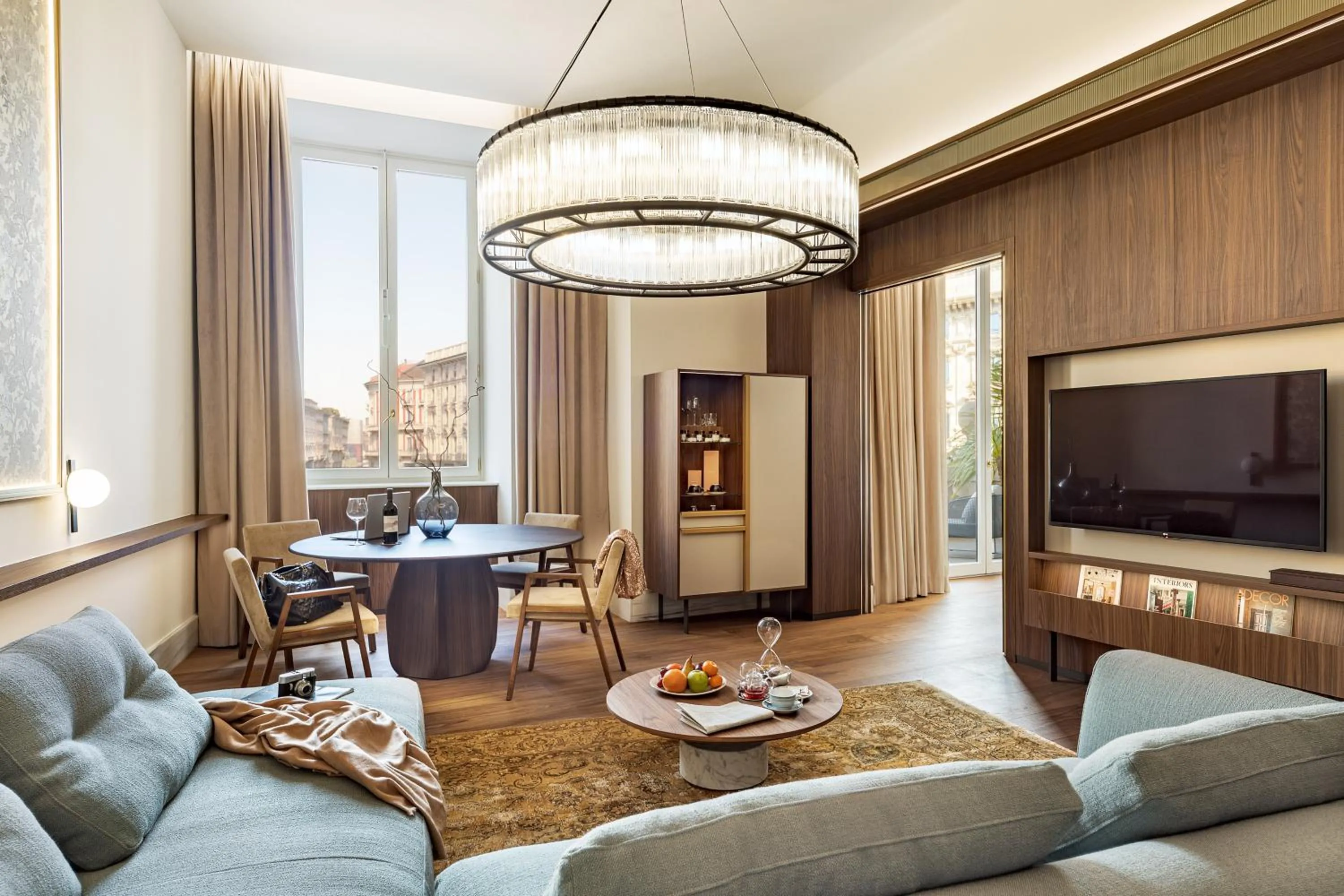 Communal lounge/ TV room in Palazzo Cordusio Gran Melia - The Leading Hotels of the World