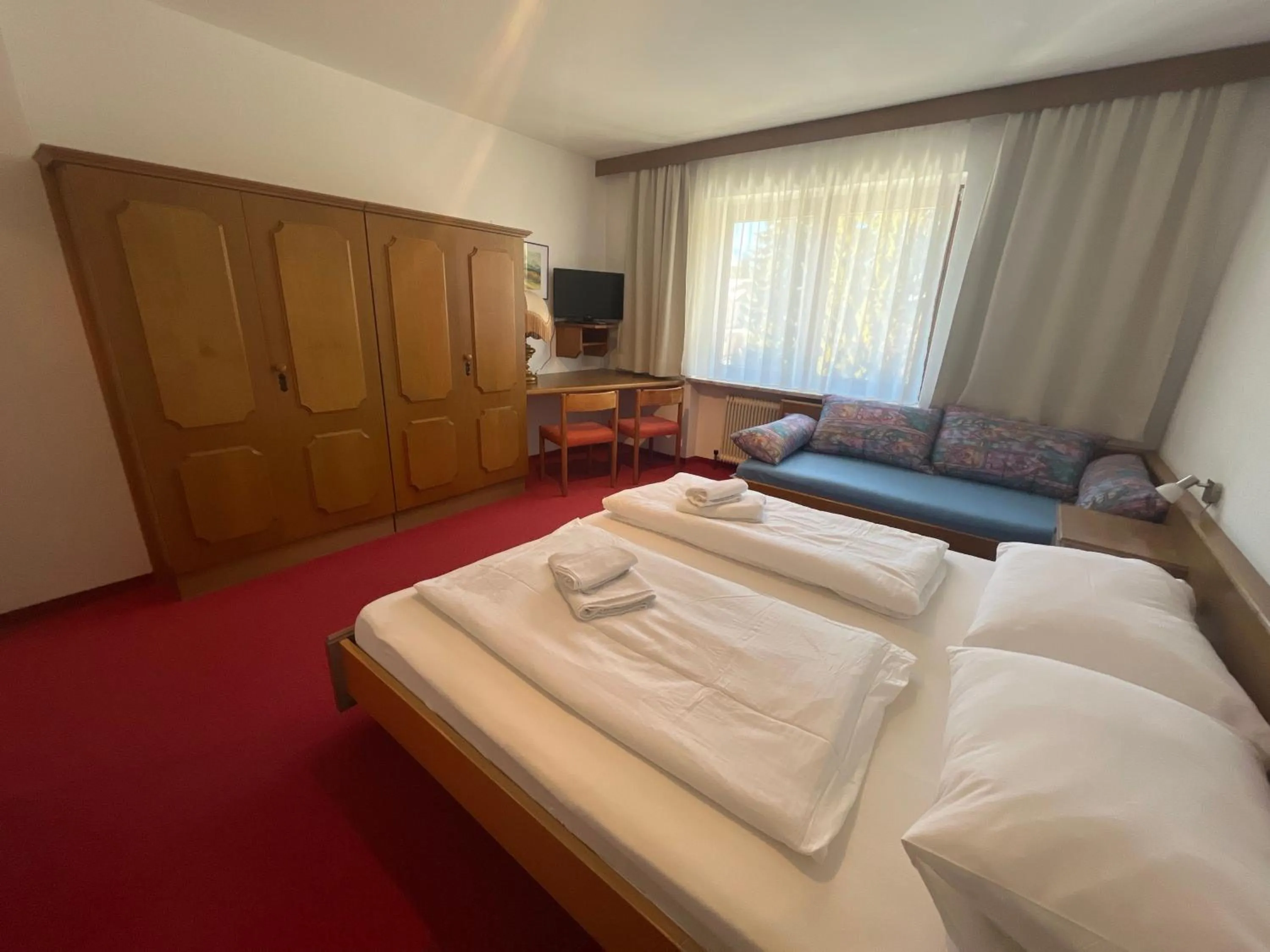 Bed in Pension Alpina