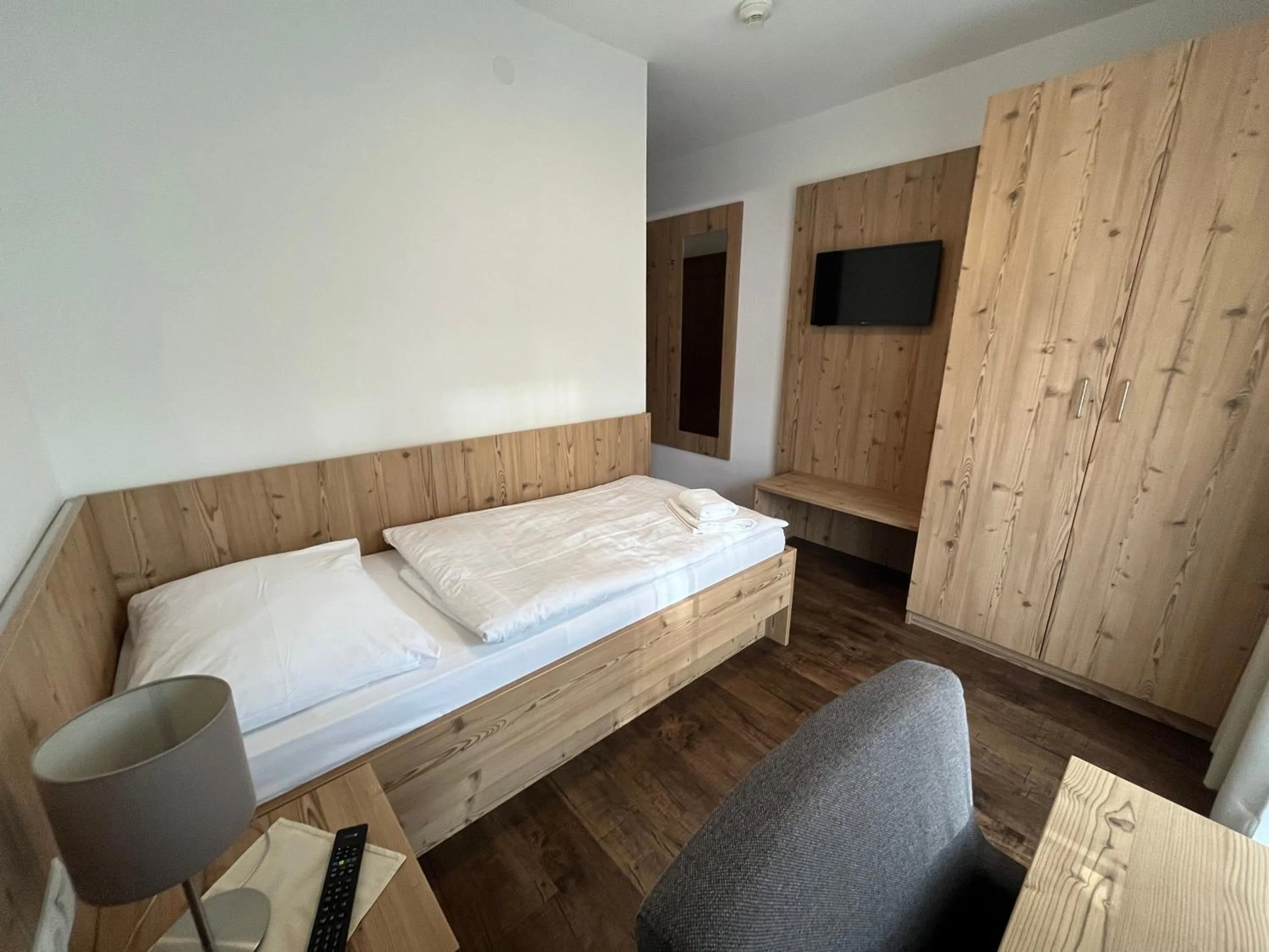 Bed in Pension Alpina