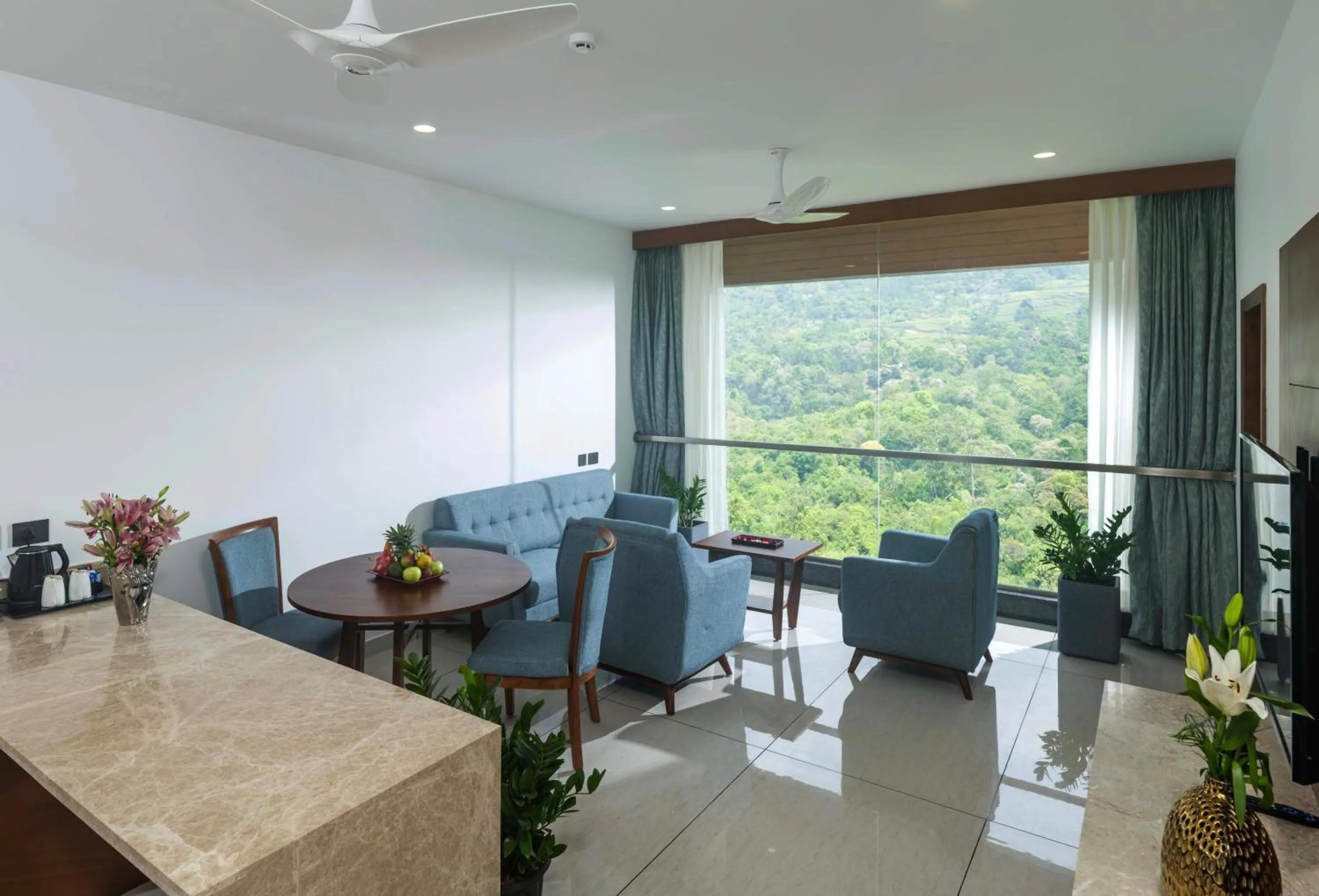 Living room in The Grand Cliff Resort Munnar