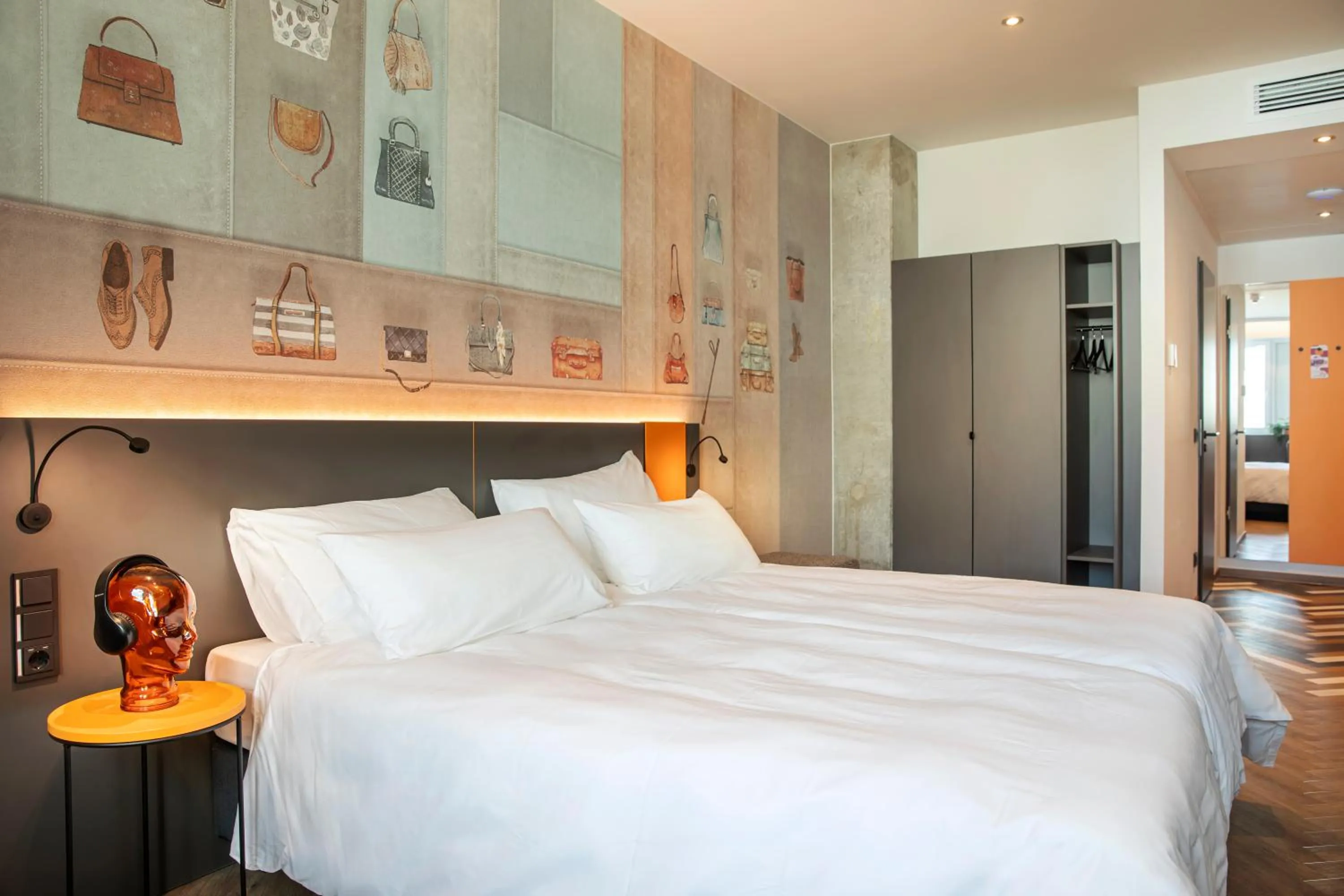 Photo of the whole room, Bed in LOGINN Hotel Offenbach