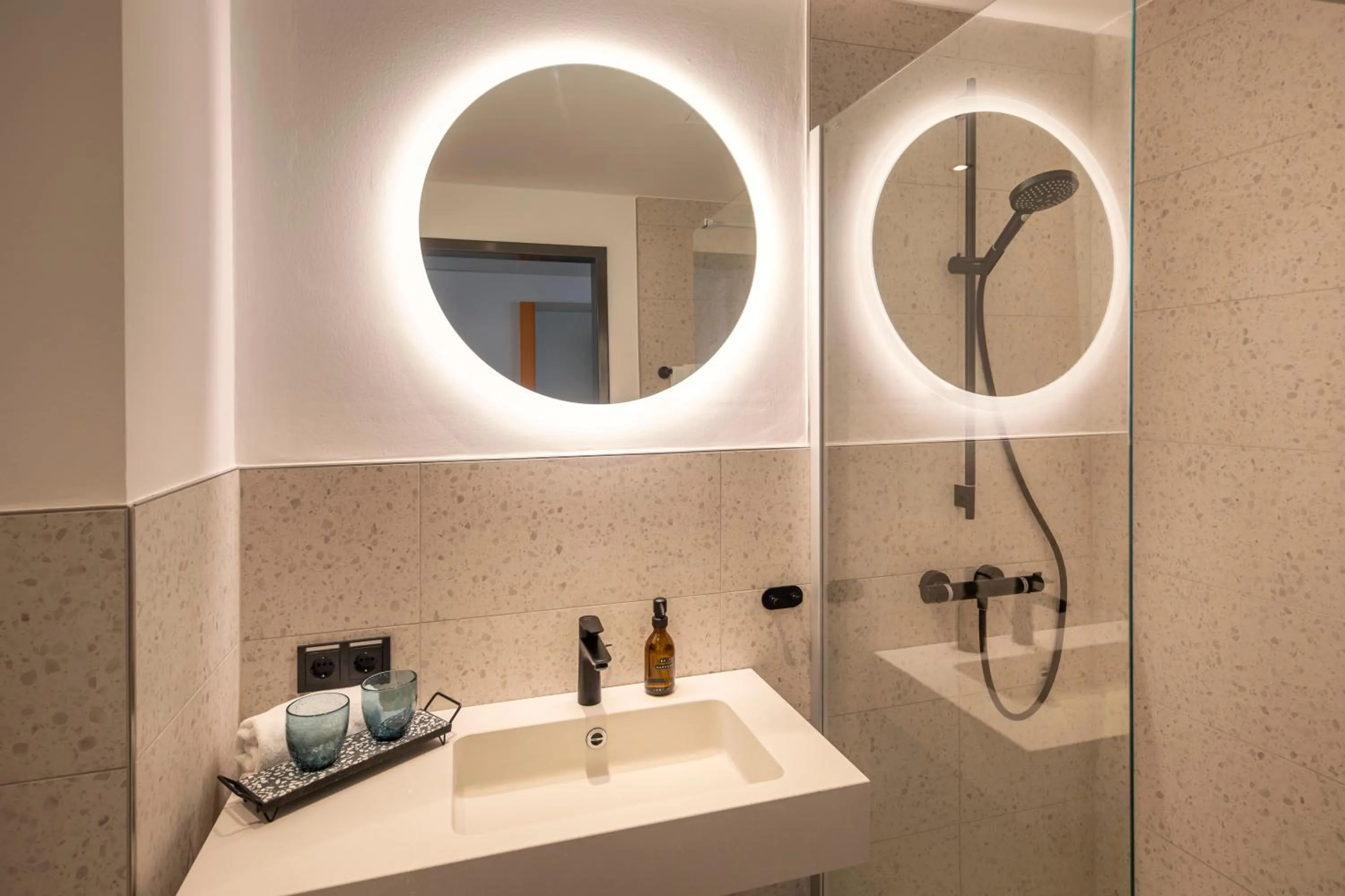 Bathroom in LOGINN Hotel Offenbach