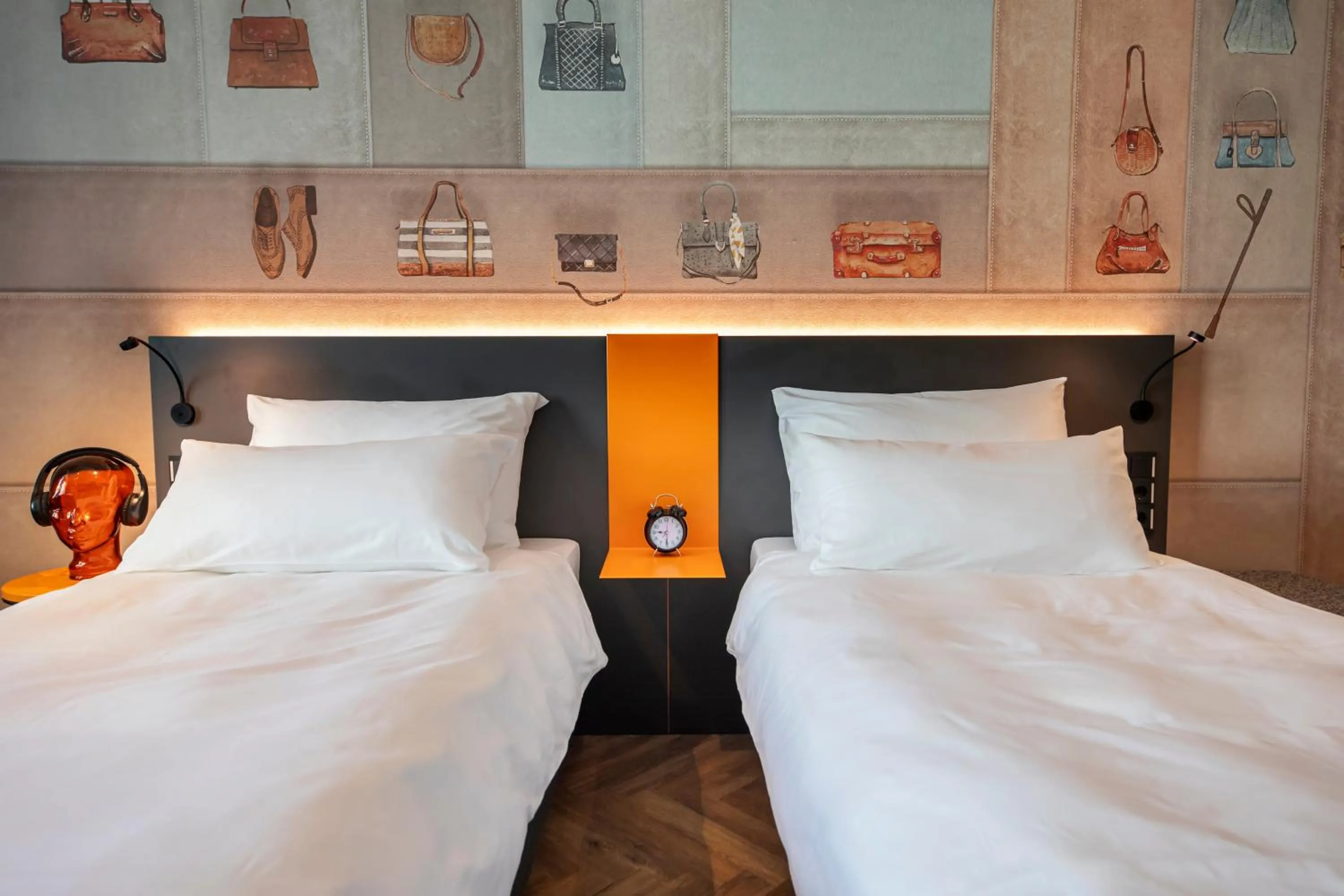 Photo of the whole room, Bed in LOGINN Hotel Offenbach