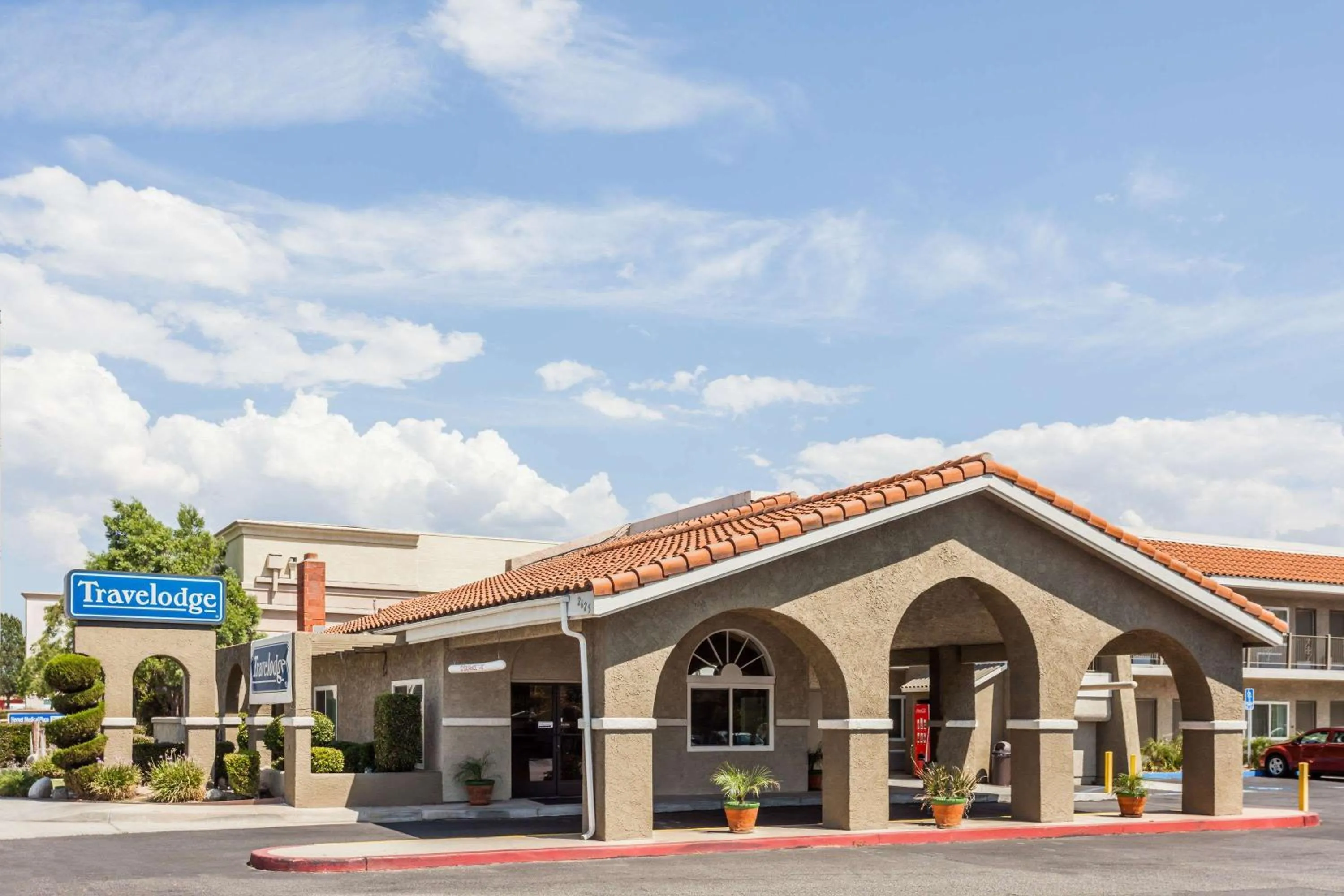 Property building in Travelodge by Wyndham Hemet CA