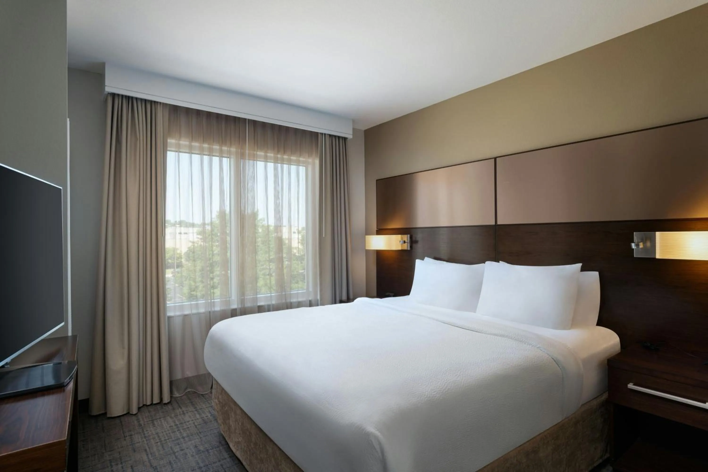 Photo of the whole room, Bed in Residence Inn by Marriott Omaha Aksarben Village