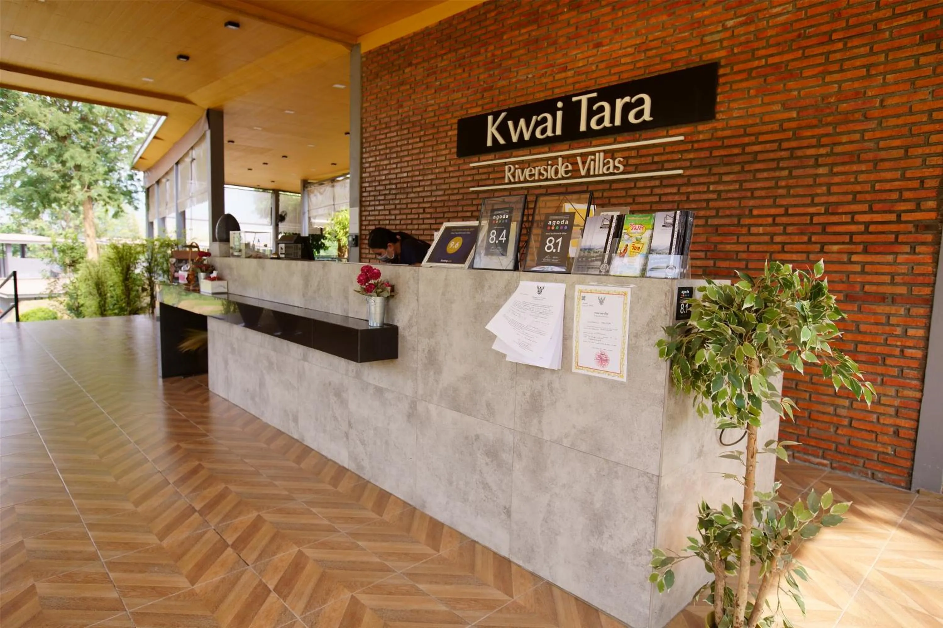 Lobby or reception in Kwai Tara Riverside Villas