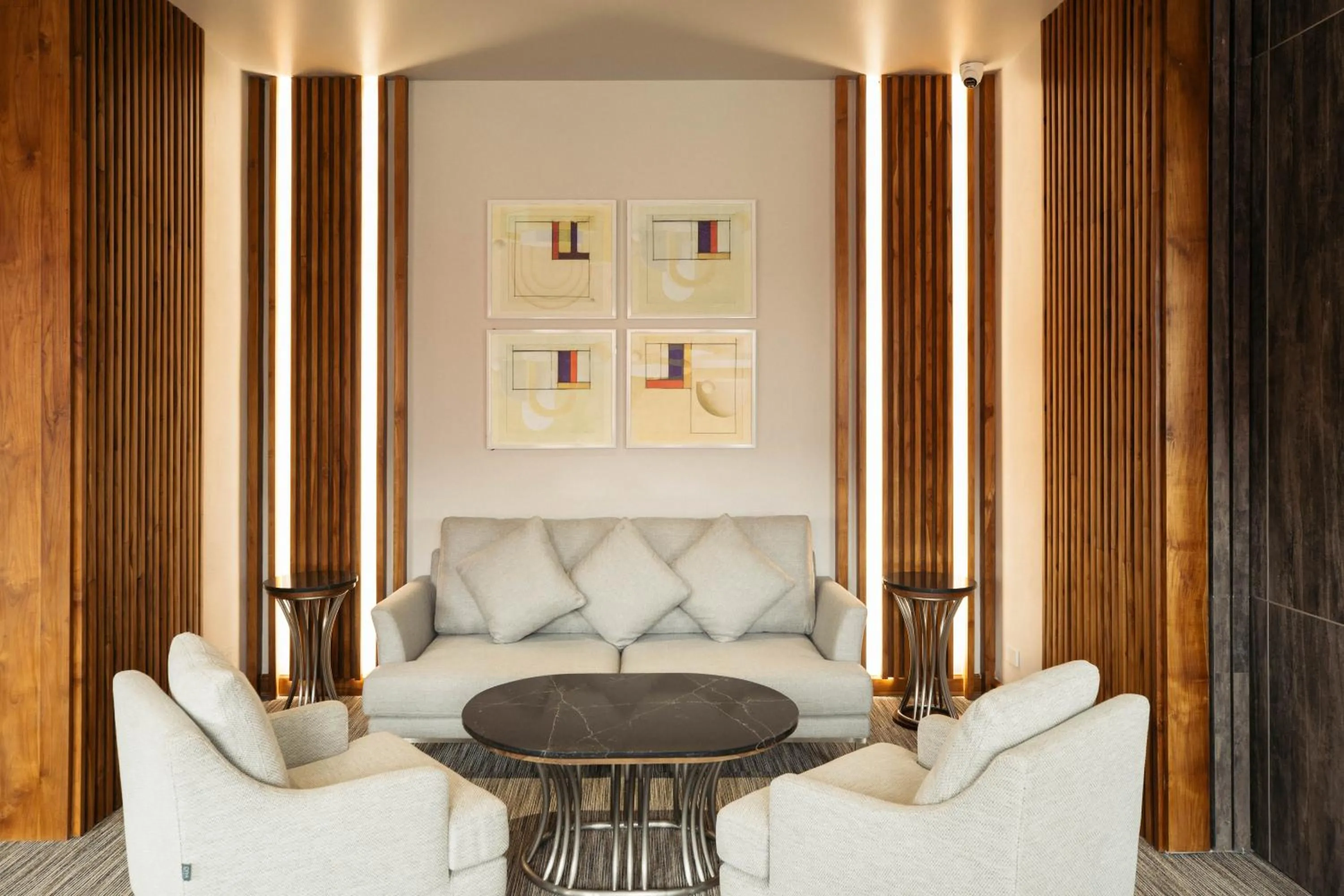 Seating area in SN Residences