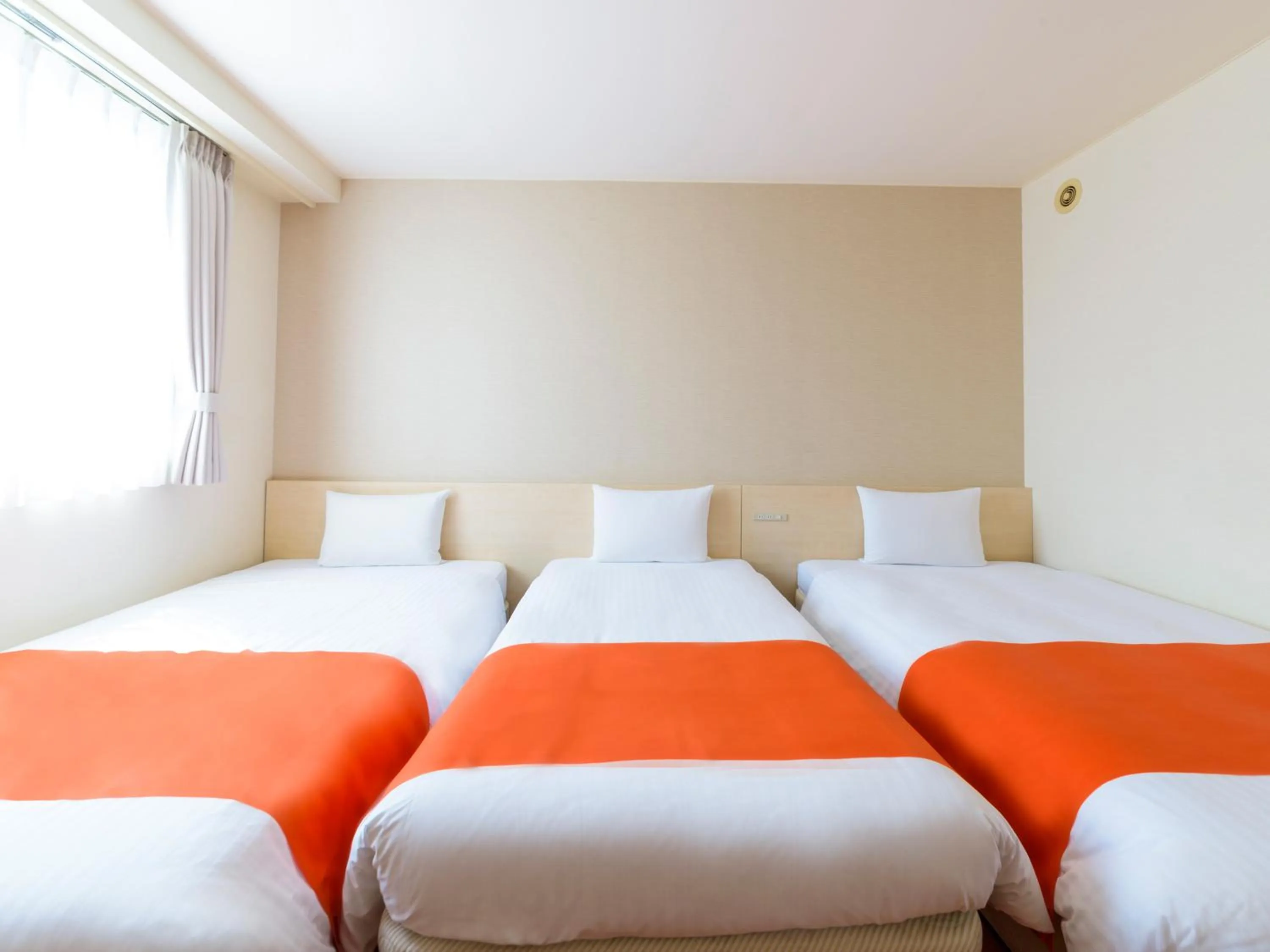 Photo of the whole room, Bed in Hotel Abest Naha Kokusai Street