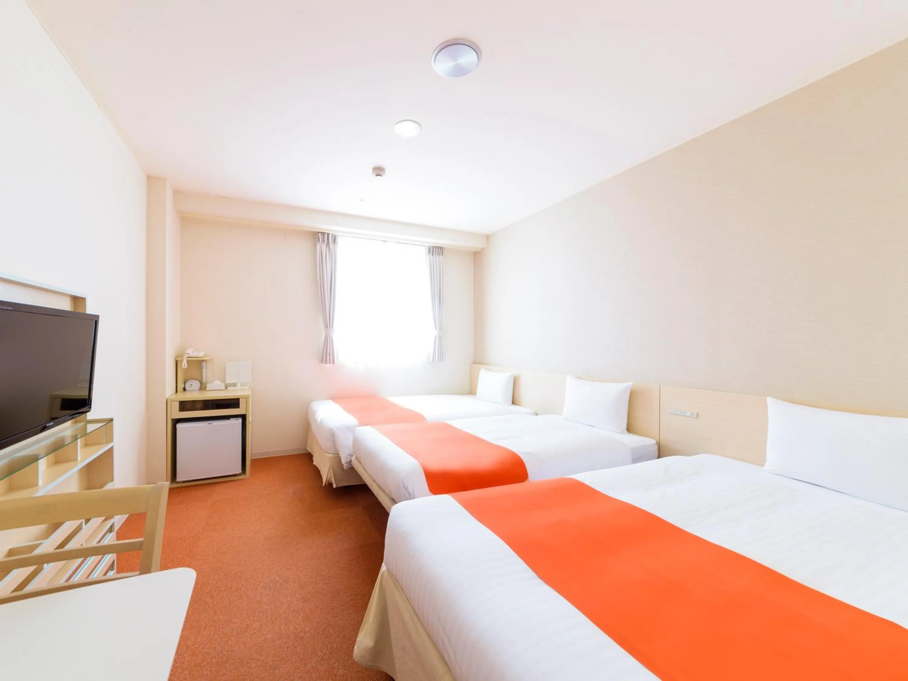 Photo of the whole room, Bed in Hotel Abest Naha Kokusai Street