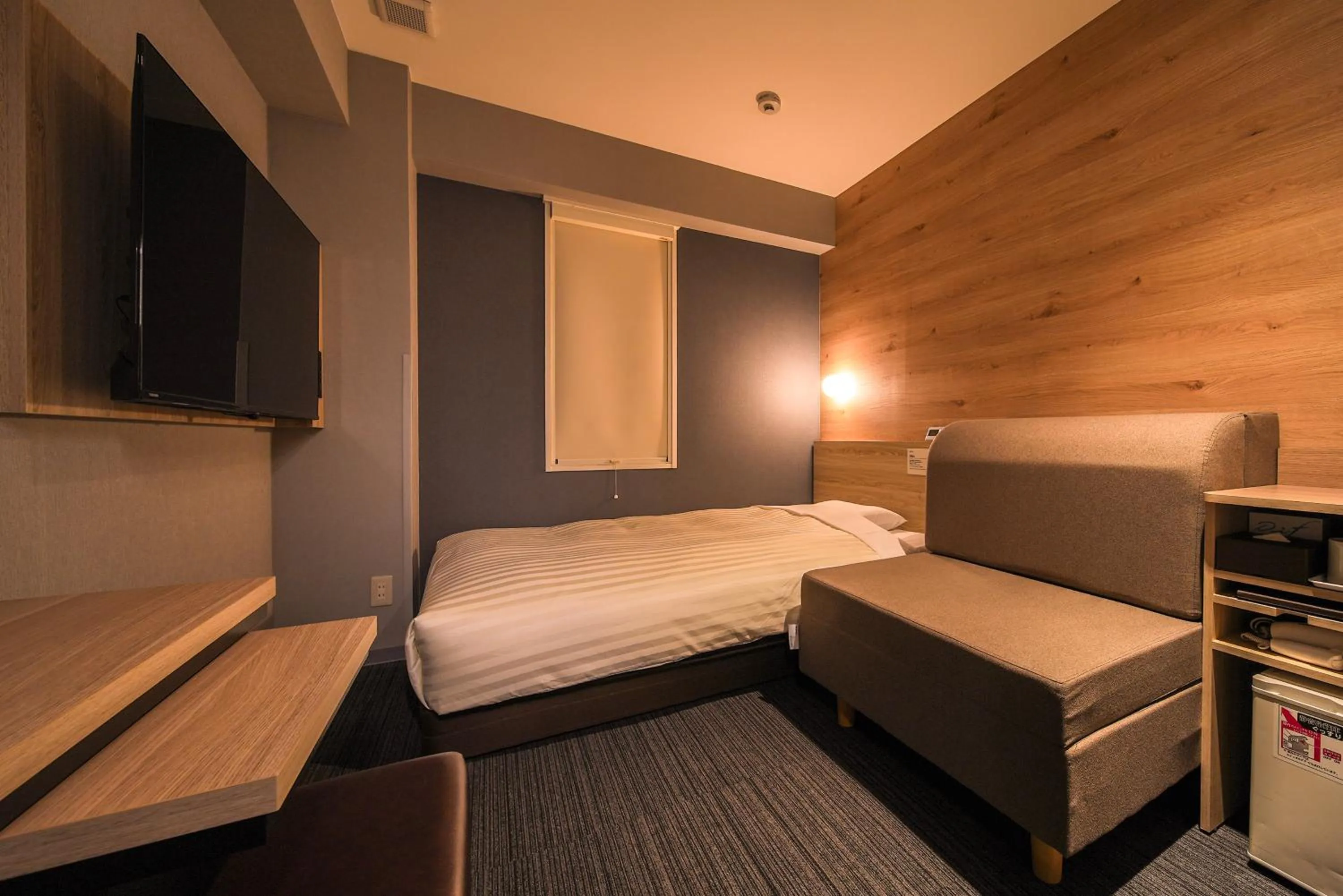 Bed in Super Hotel Utsunomiya