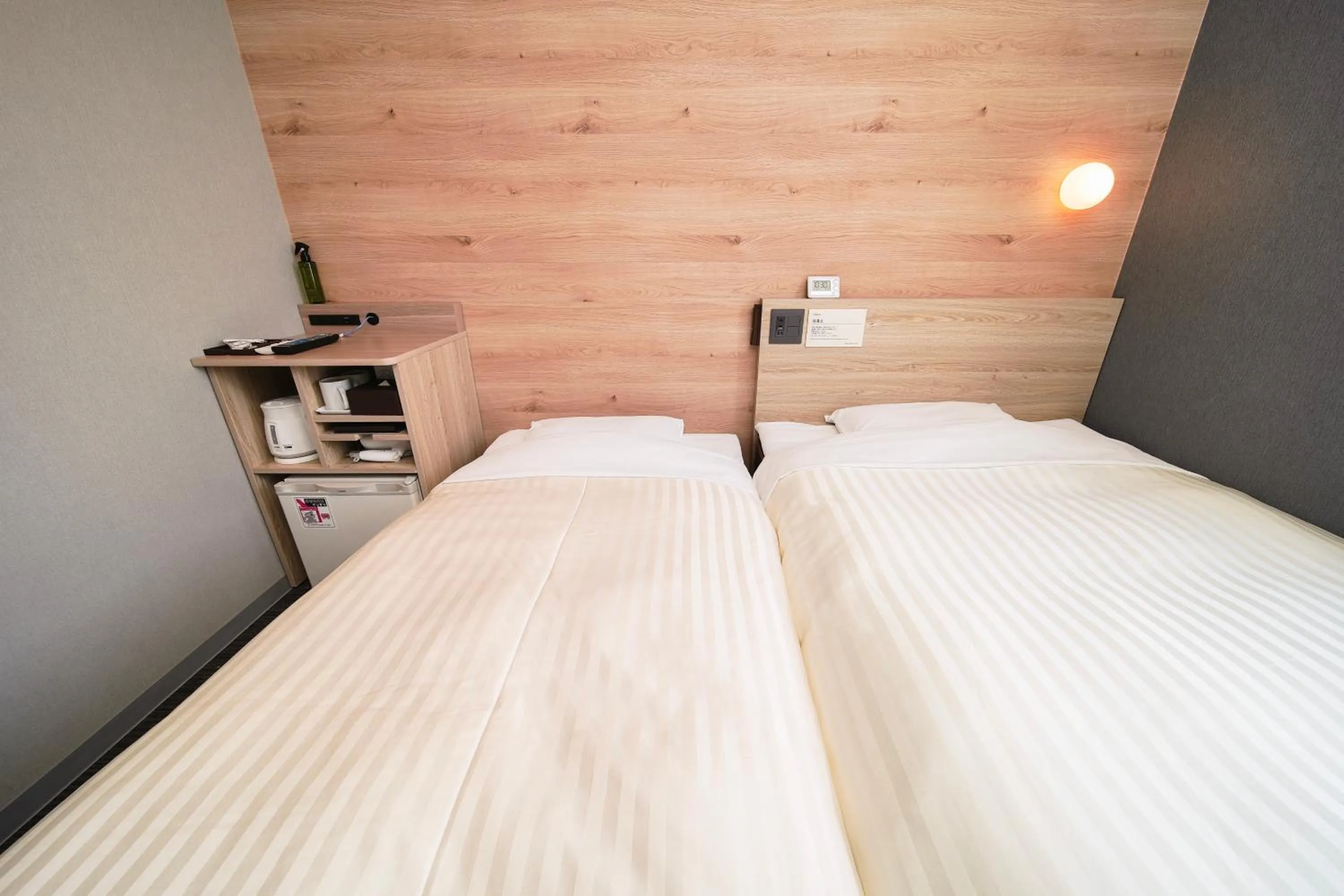 Bed in Super Hotel Utsunomiya