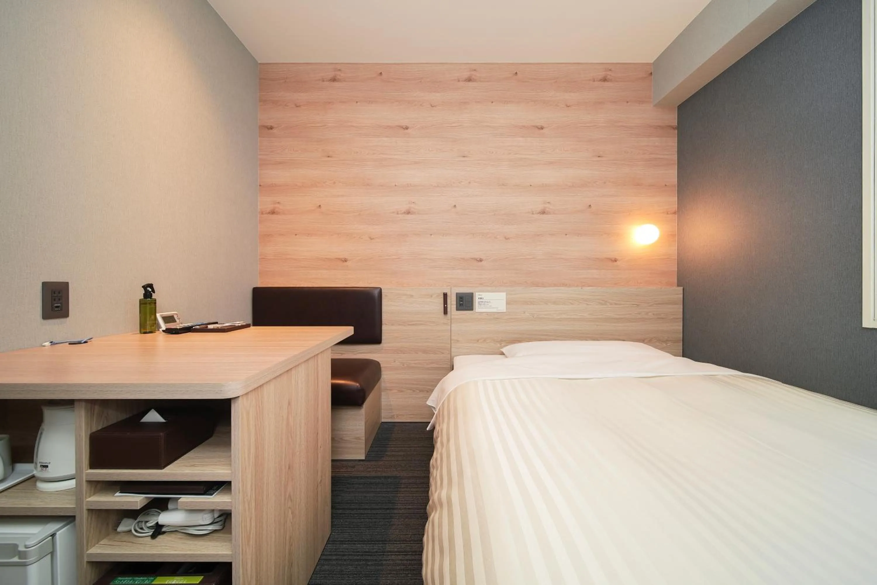 Bed in Super Hotel Utsunomiya