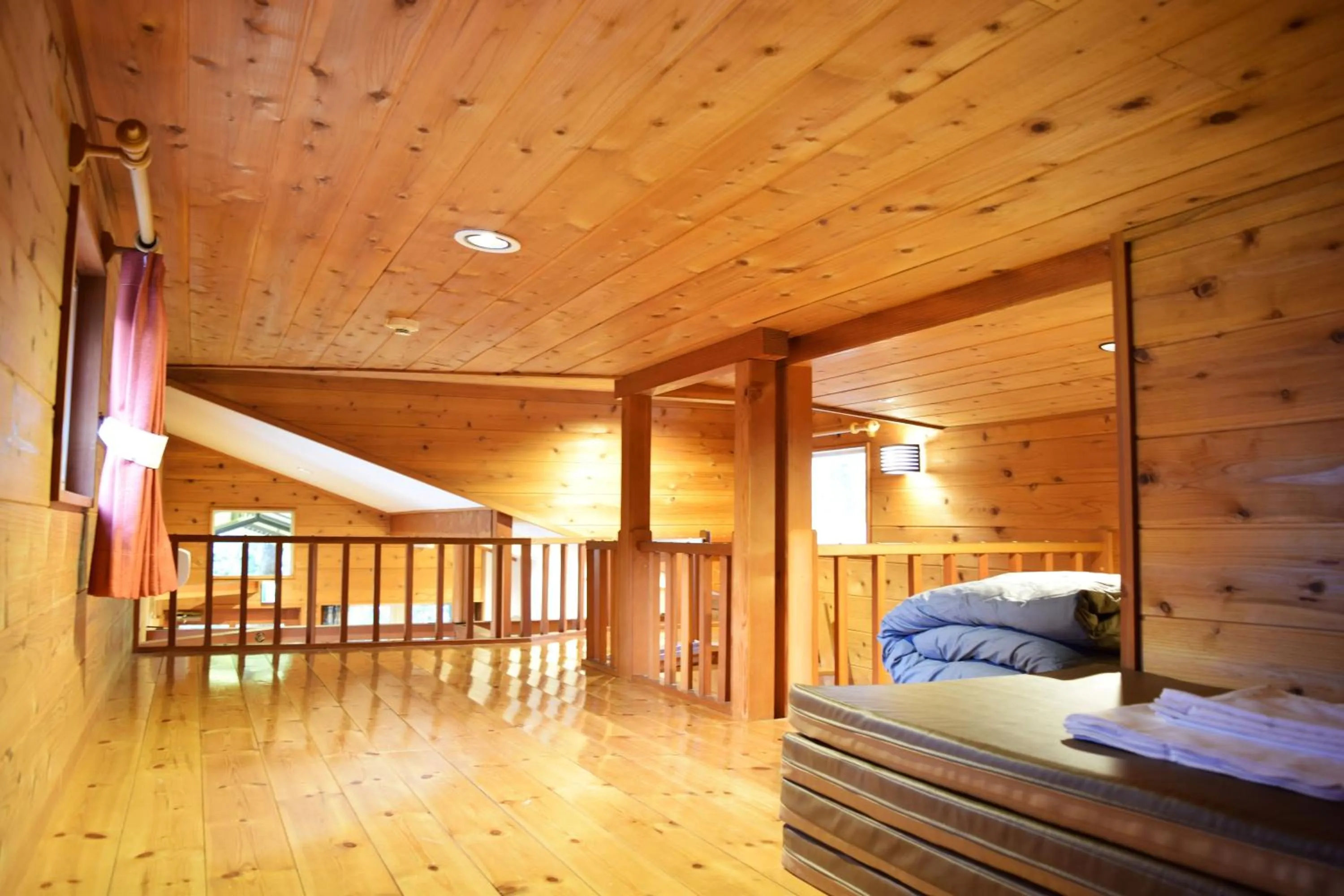 Photo of the whole room, Bed in PICA Fujiyoshida