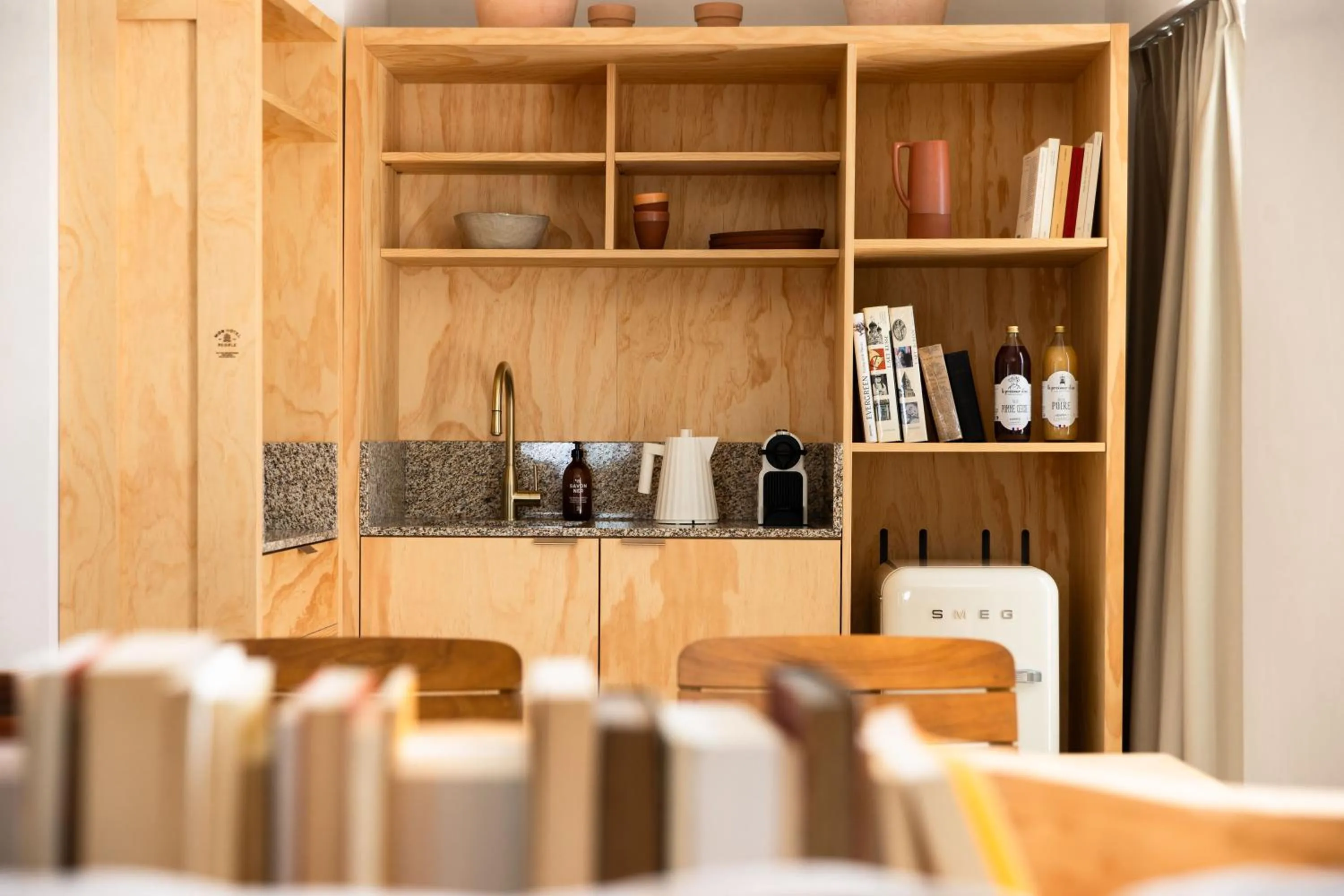 Kitchen or kitchenette in MOB HOTEL Cannes