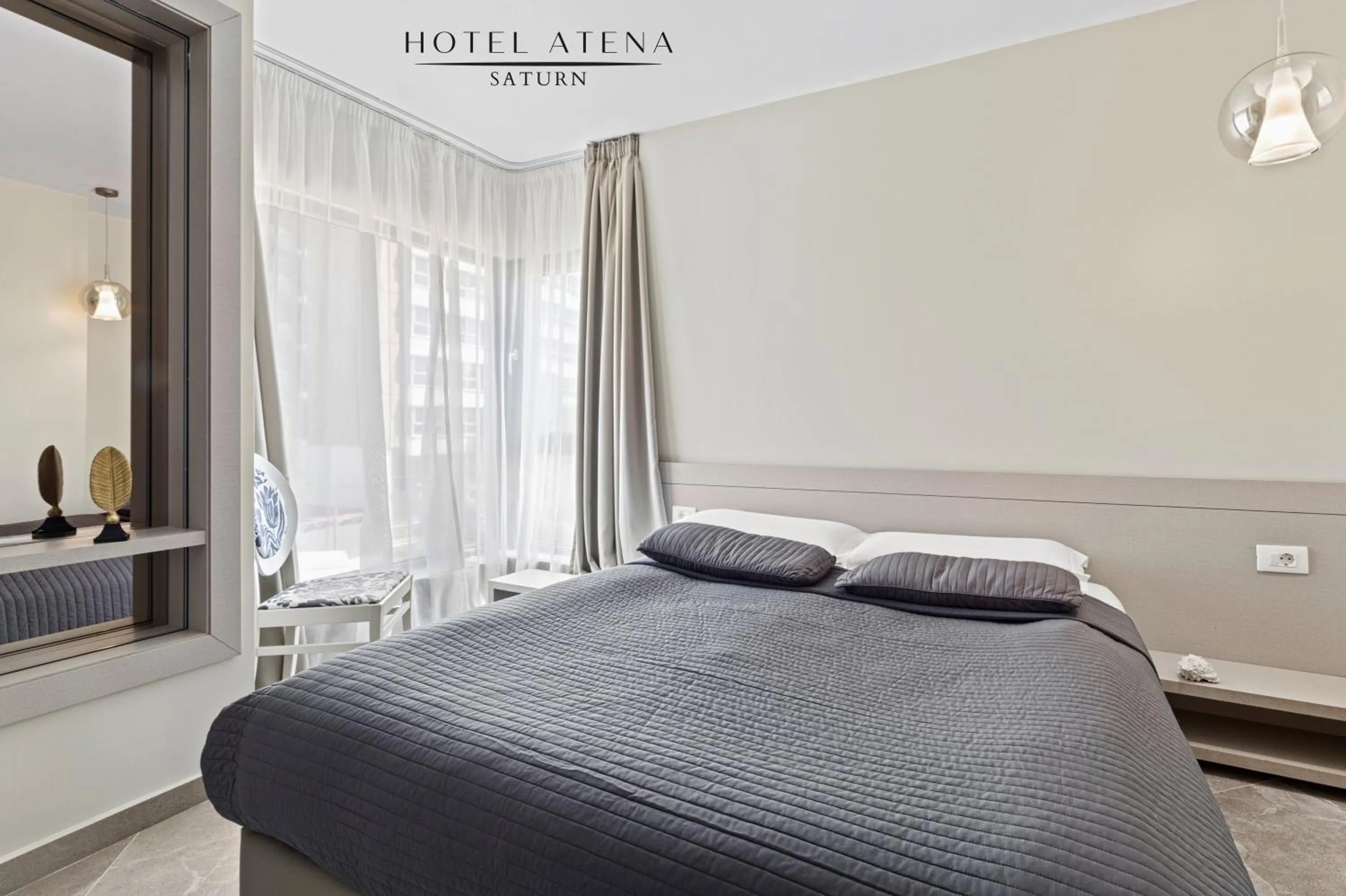 Bed in Hotel Atena***