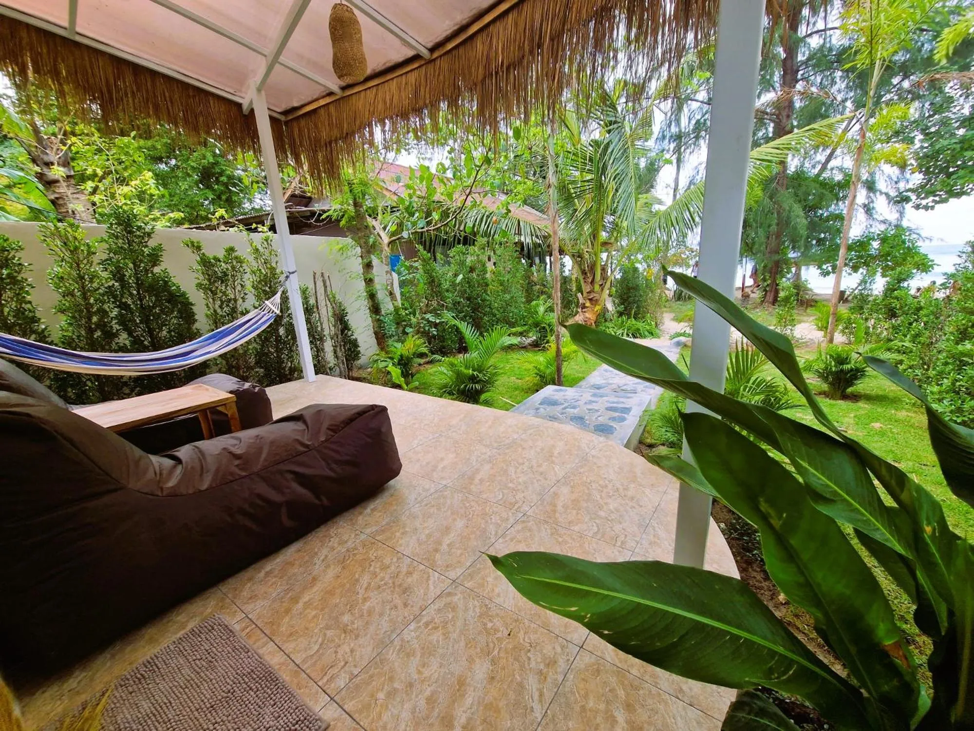 Patio in Secret Beach Bungalows