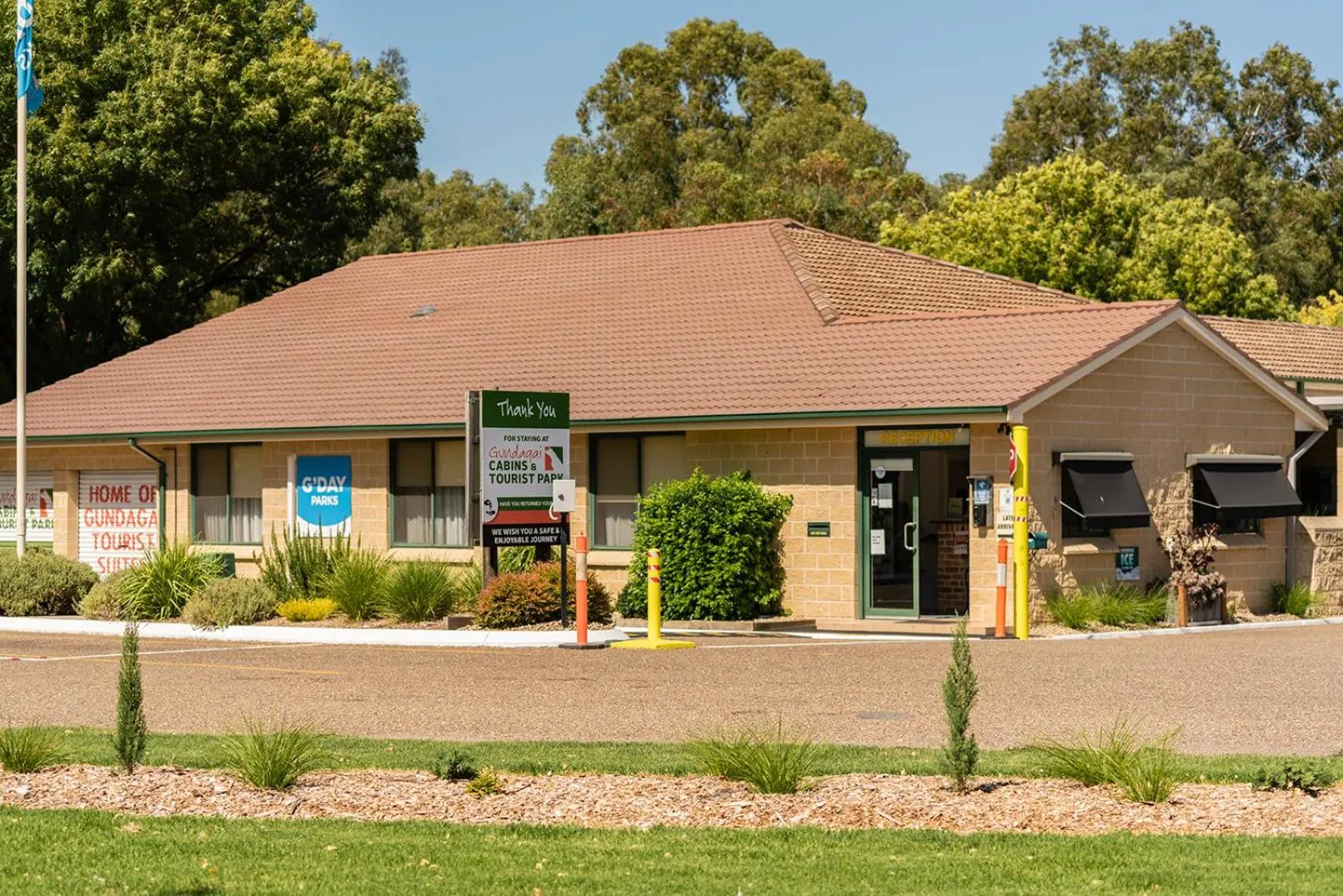 Lobby or reception in Gundagai Cabins & Tourist Park