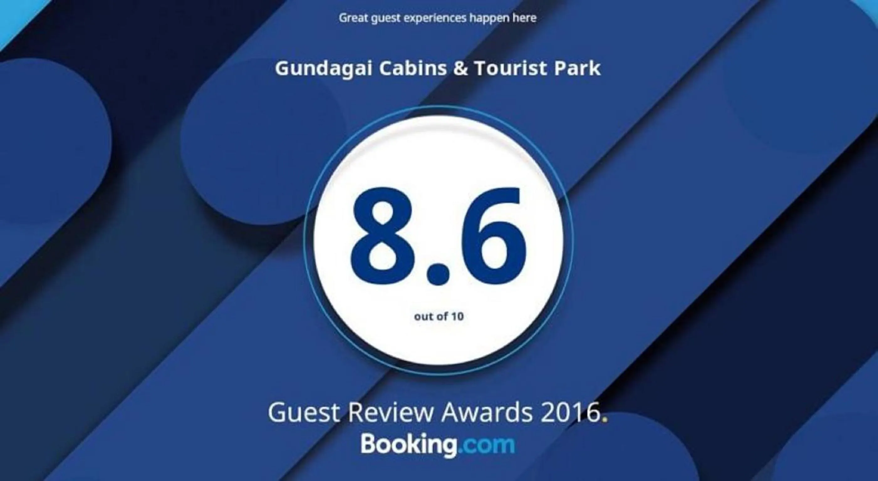 Certificate/Award in Gundagai Cabins & Tourist Park